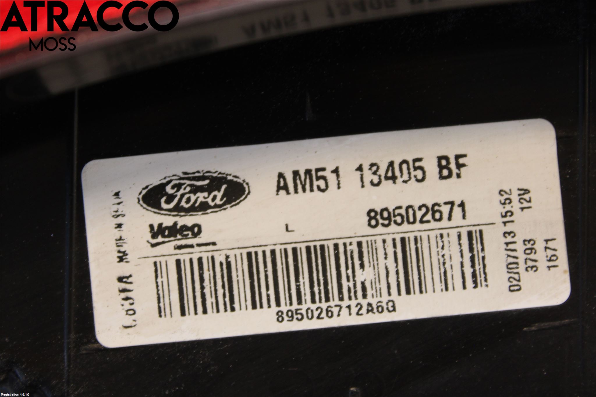 Ford GRAND C-MAX  11-14 Bakljus Vänster