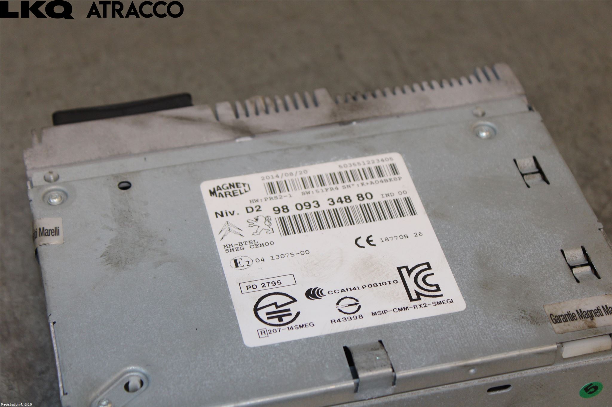Citroen C4 GRAND PICASSO 14-18 Radio