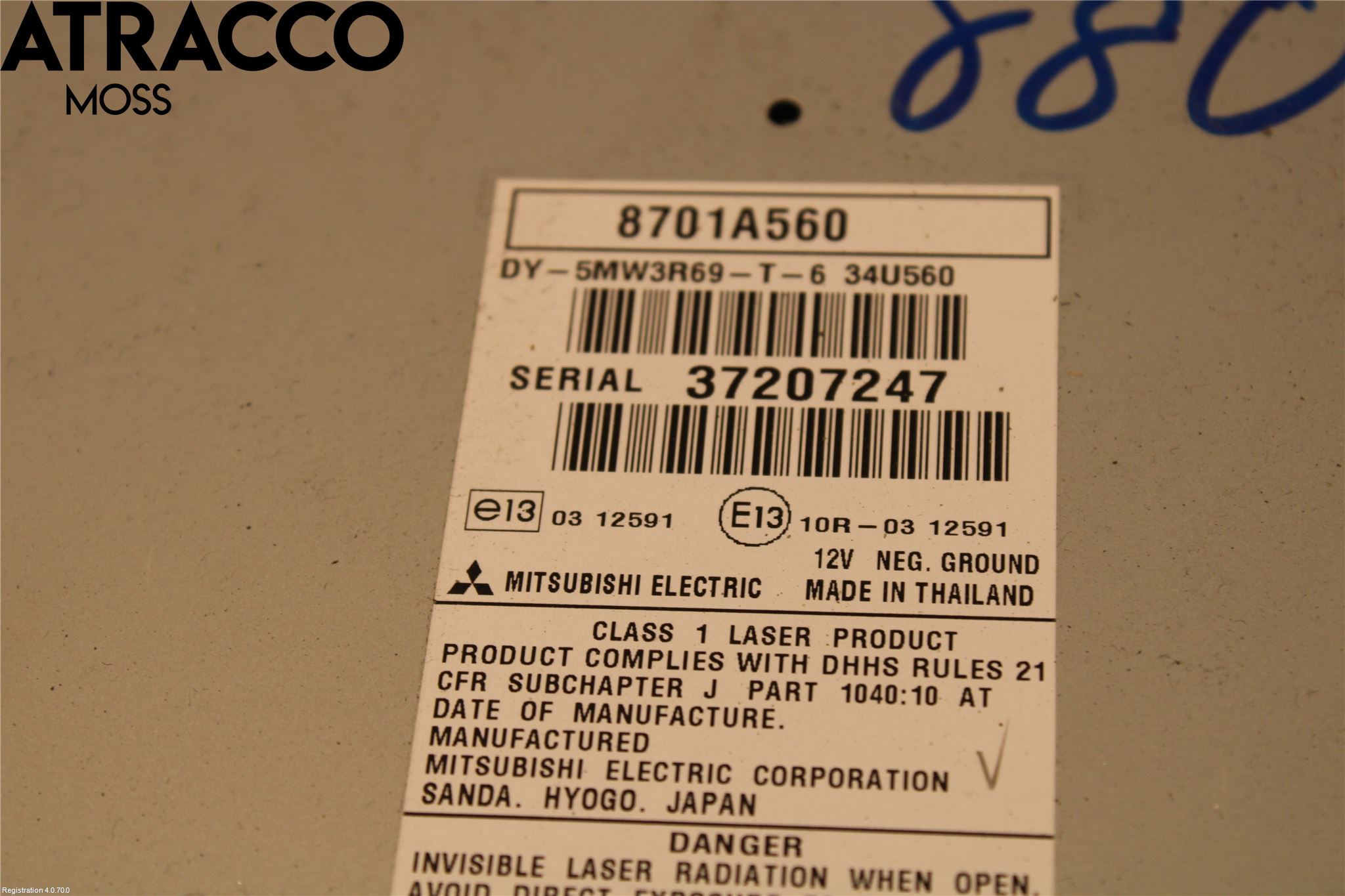 Mitsubishi ASX 10-22 Cd Radio - Multimediapanel