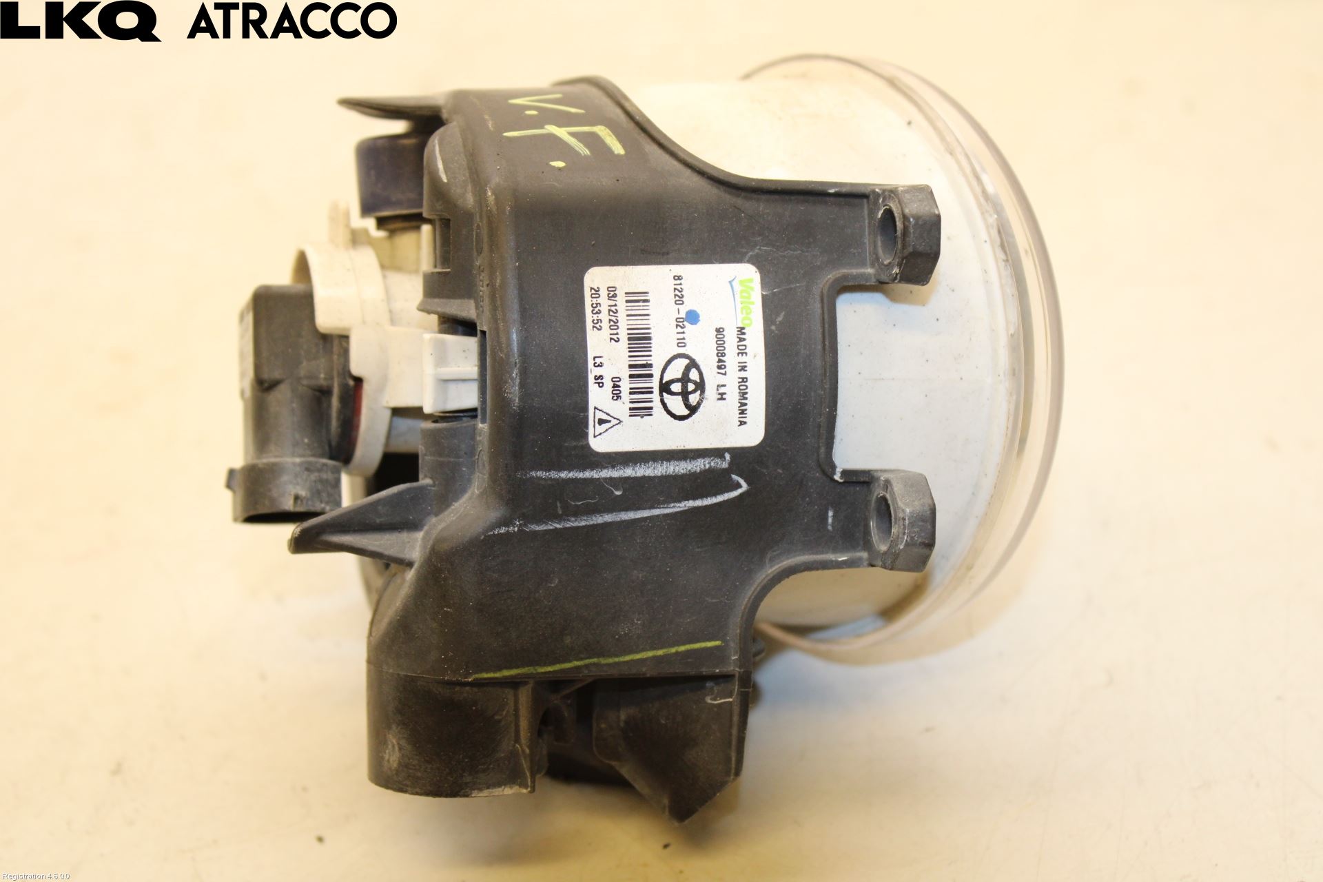 Toyota AVENSIS 09-15 Dimljus-Varselljus Fram
