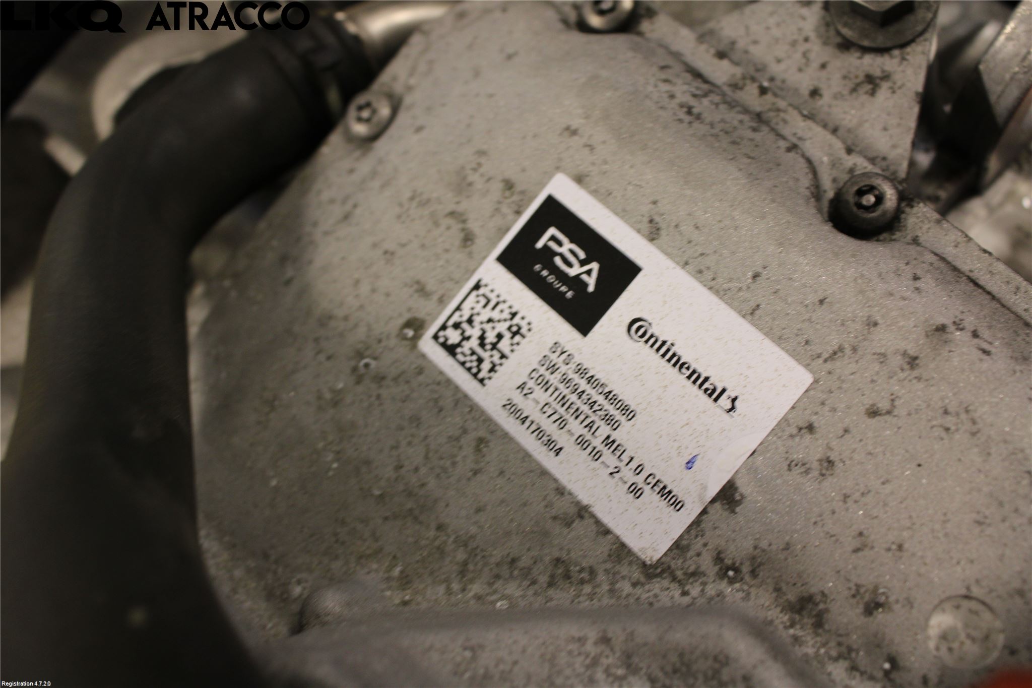 Peugeot 2008/E-2008 20- Motor Elektisk Fram