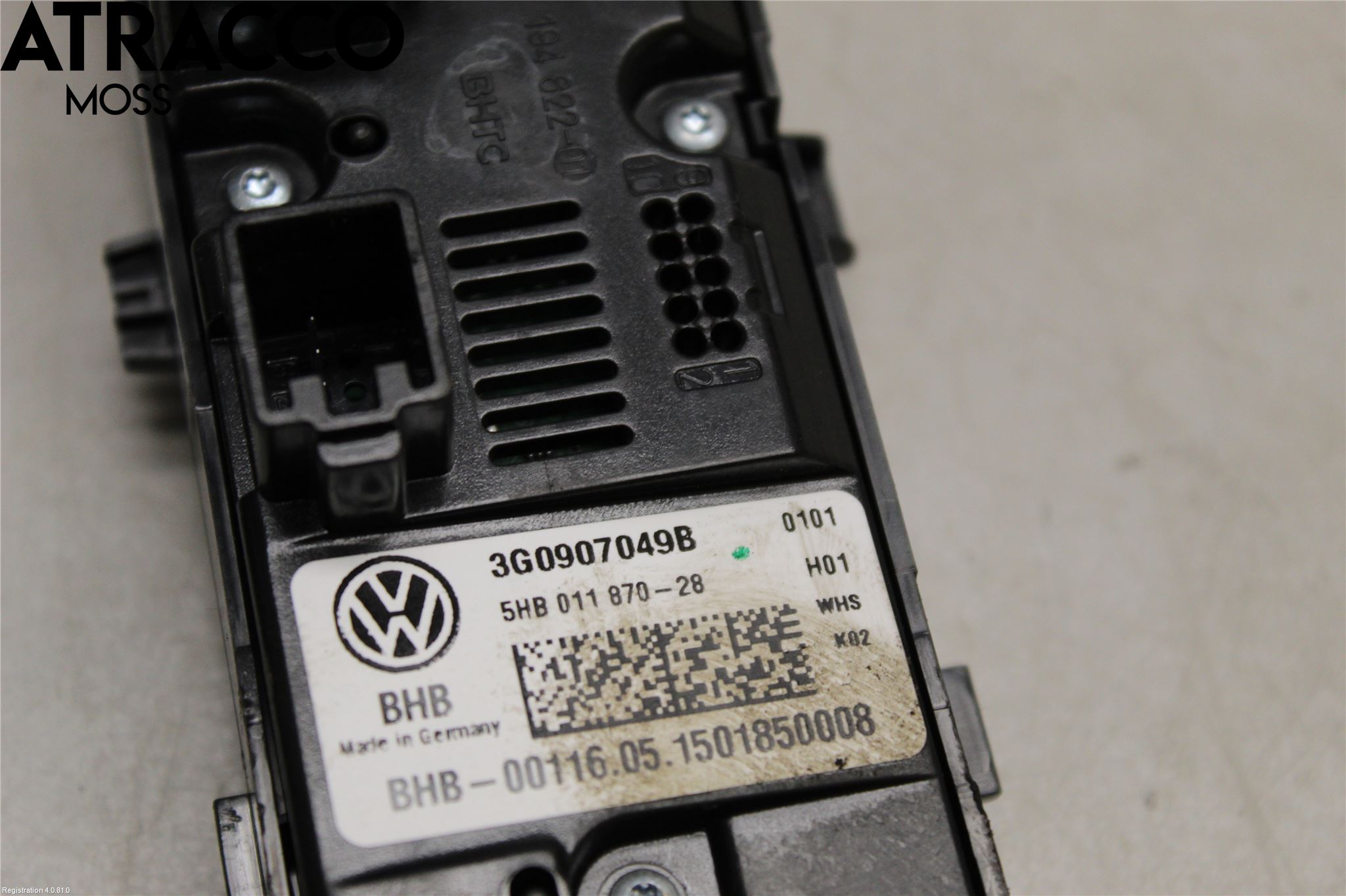 Volkswagen VW PASSAT 15-19 Ac Styrenhet Ac Manöveren