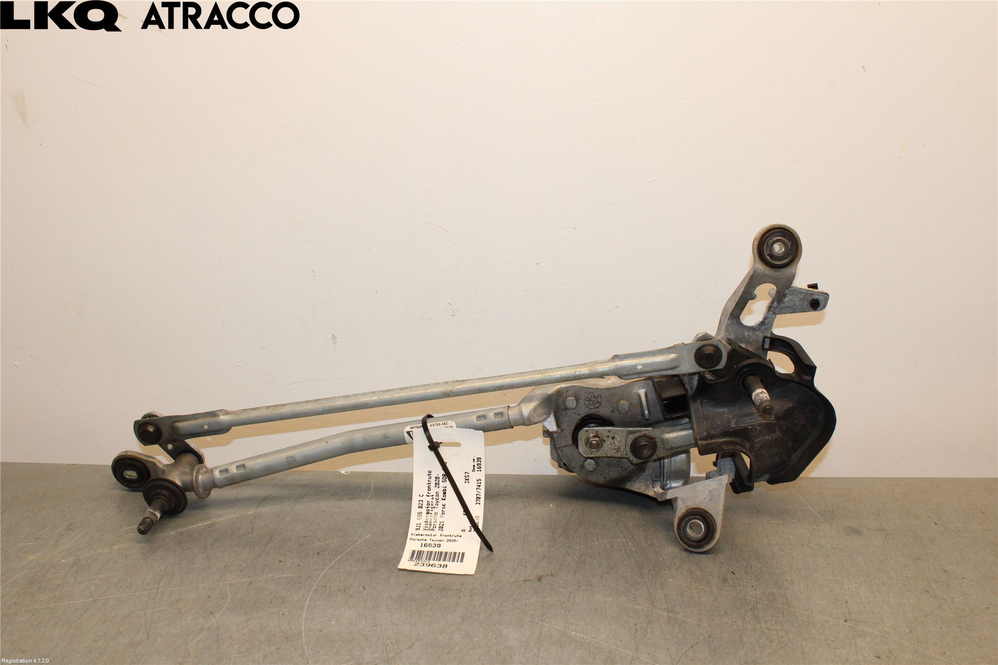 Porsche TAYCAN 20- Torkarmotor Vindruta
