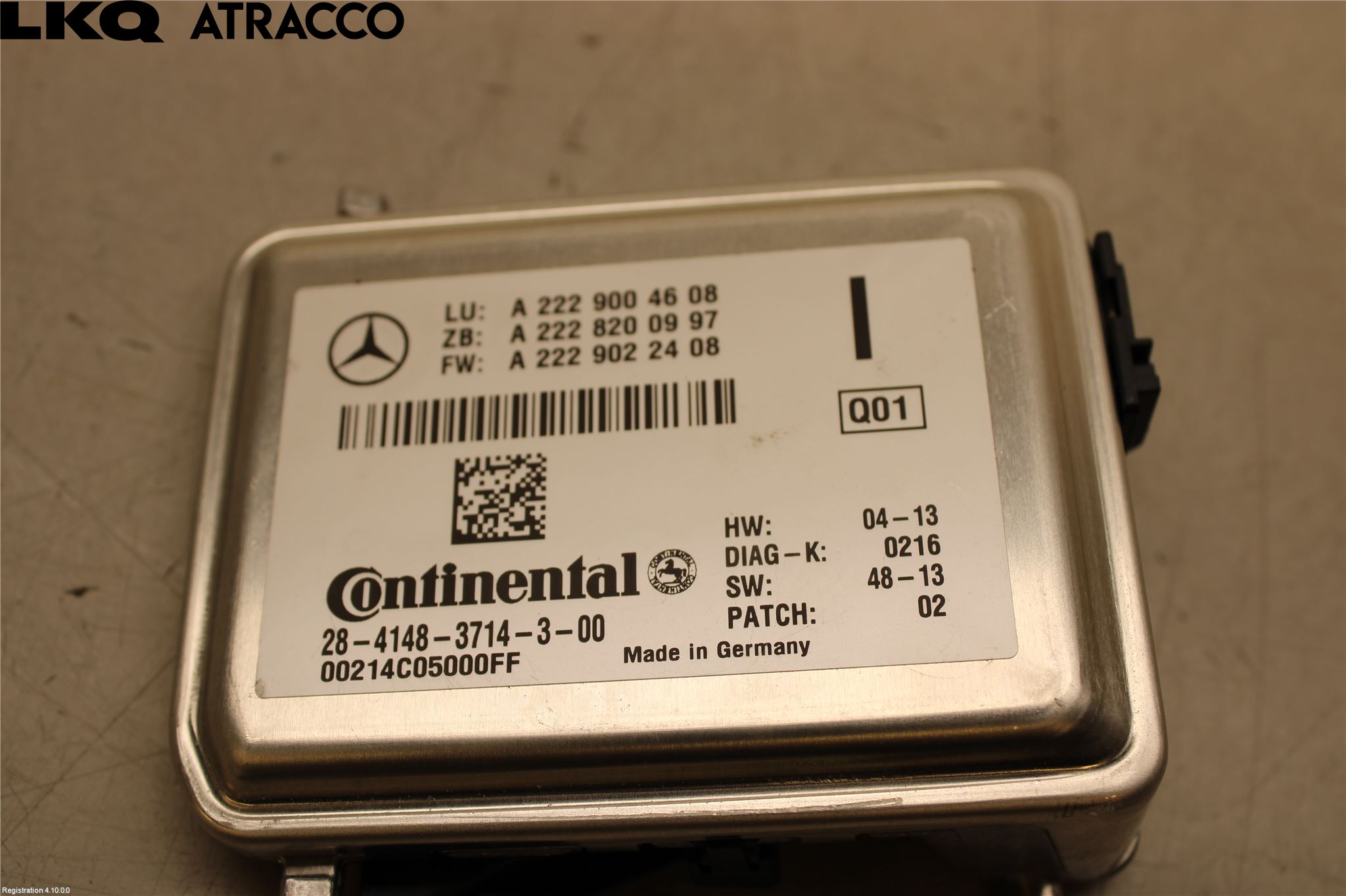 Mercedes-Benz MB C-KLASS (W205) 14-21 Sensor Aktivt Kollisionsskydd