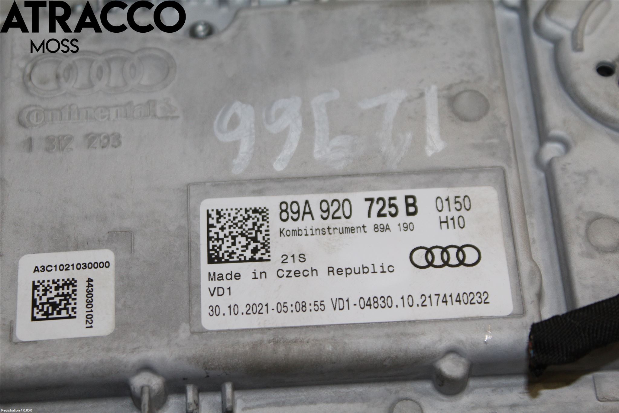 Audi Q4 E-TRON FZ 22- Instrument Komb