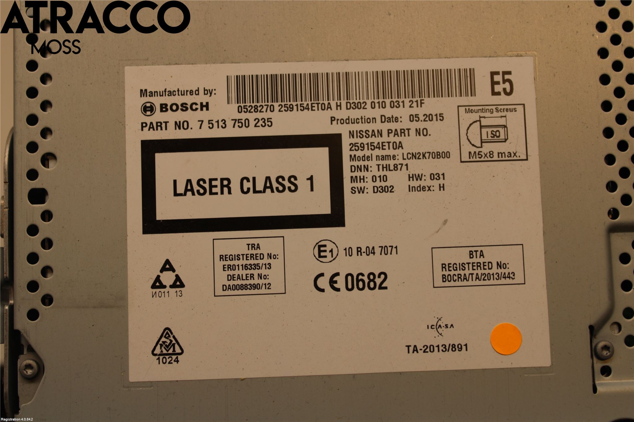 Nissan X-TRAIL 14-21 Cd Radio - Multimediapanel