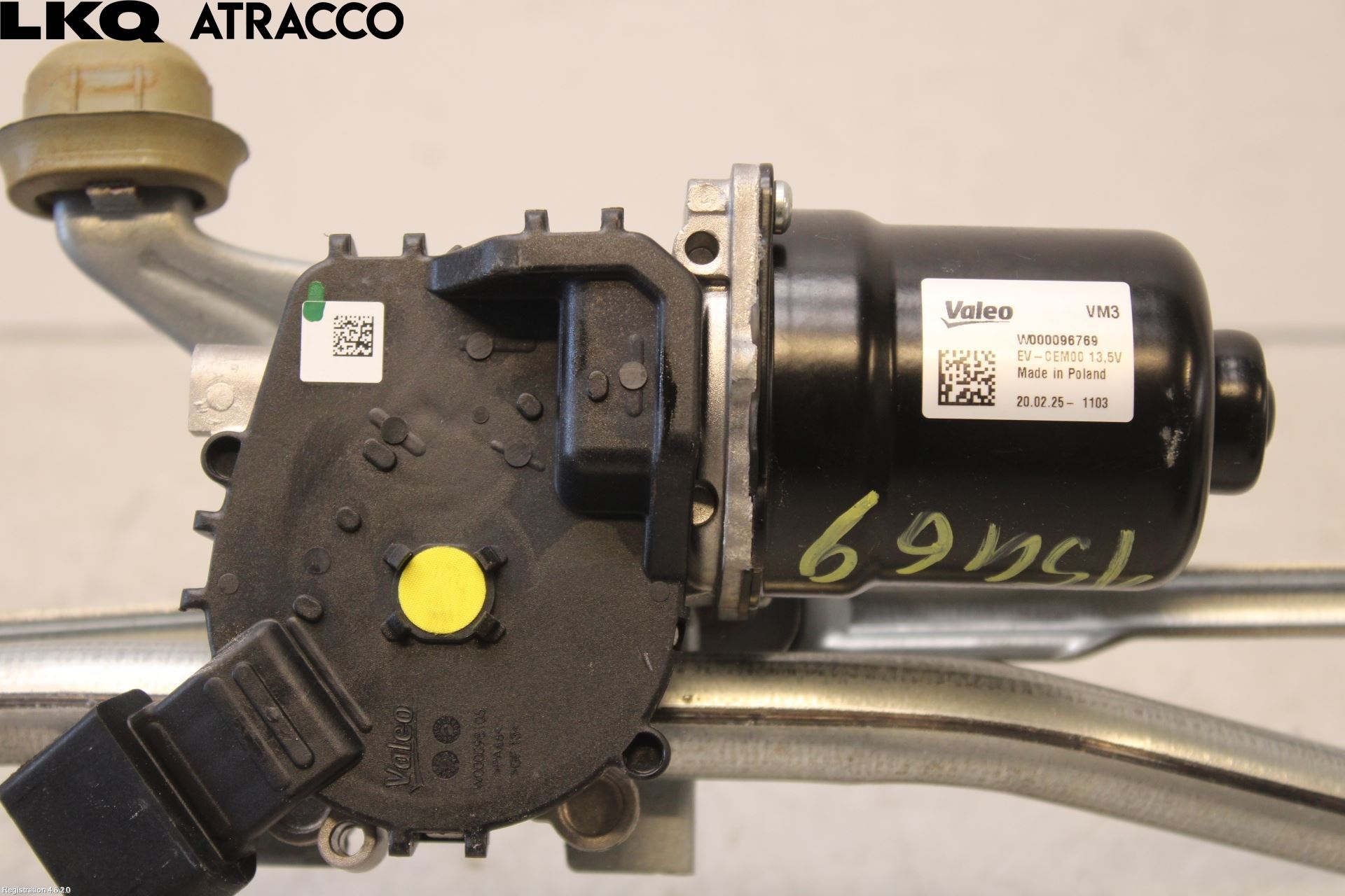 Peugeot 208/E-208 20- Torkarmotor Vindruta