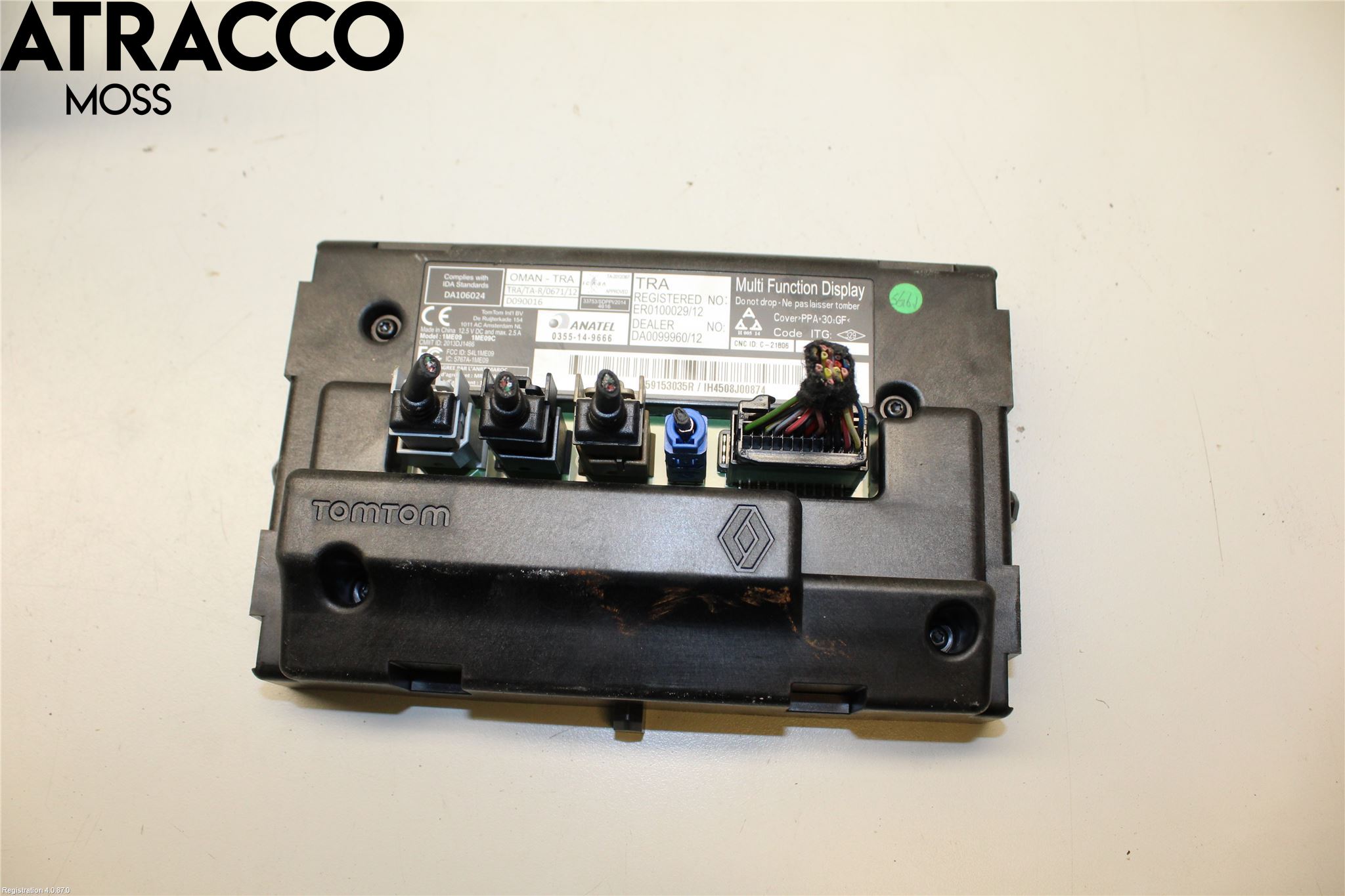 Renault KANGOO II 15-21 Multifunktionsdisplay