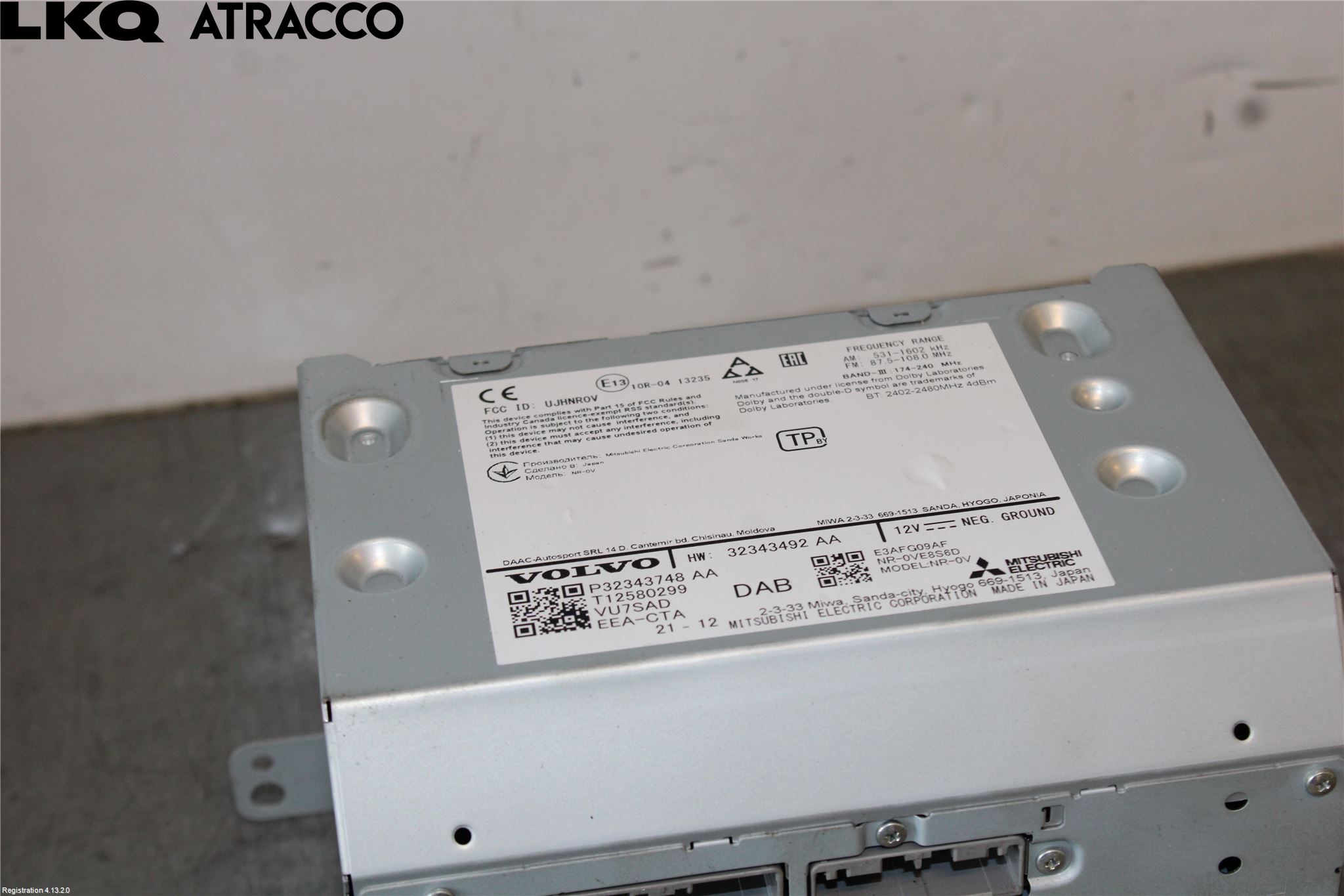 Volvo XC40/RECHARGE 18- Radio
