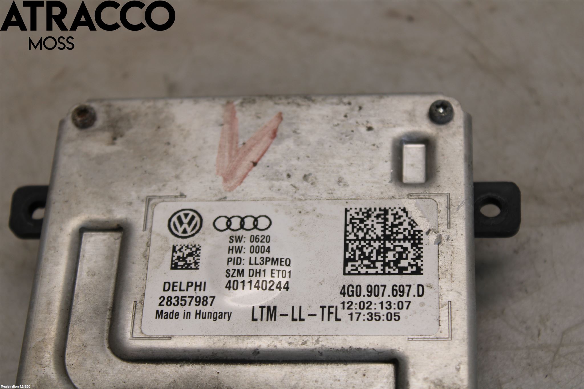 Audi A4 12-15 Styrenhet Strålkastare