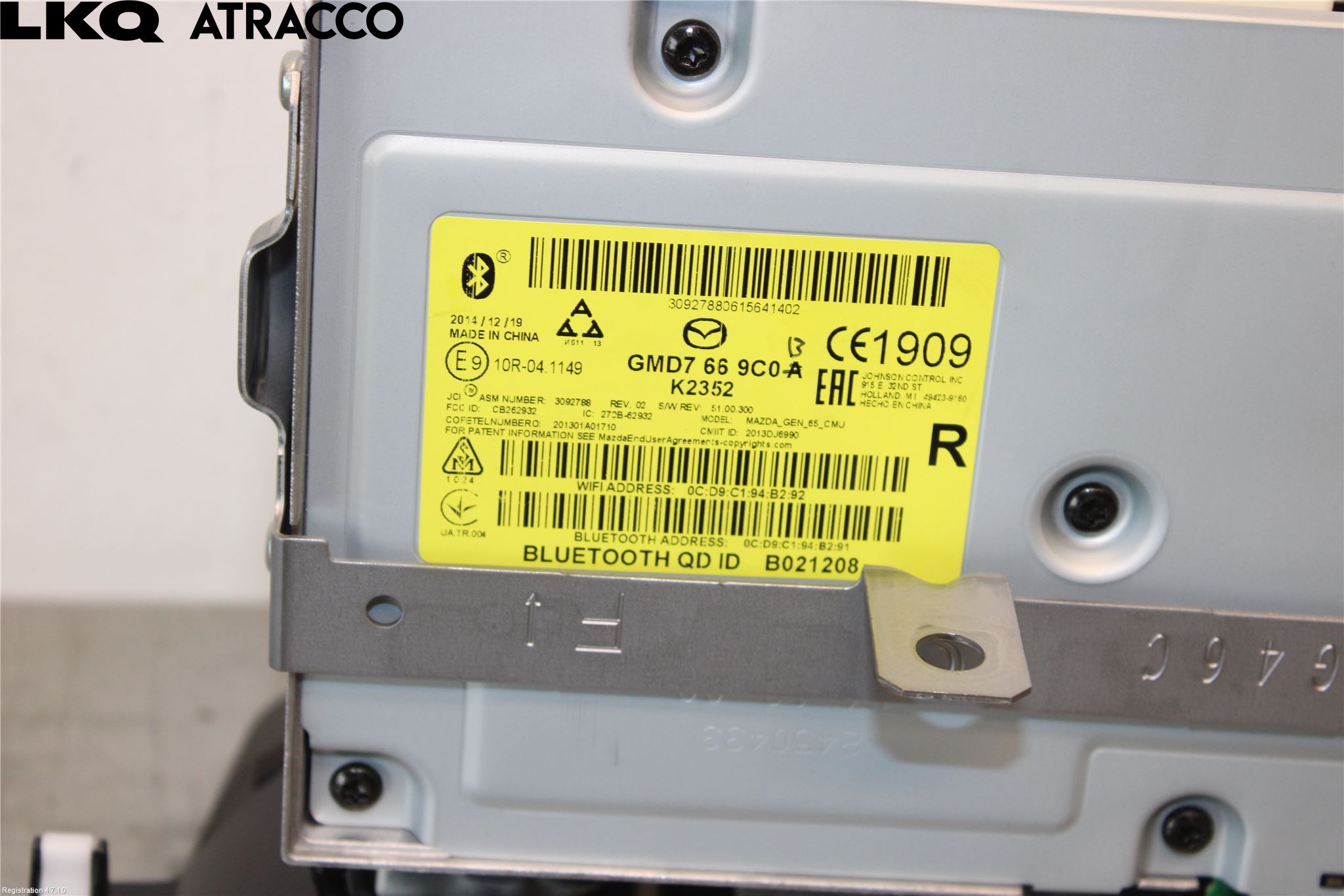 Mazda 6 13- Radio