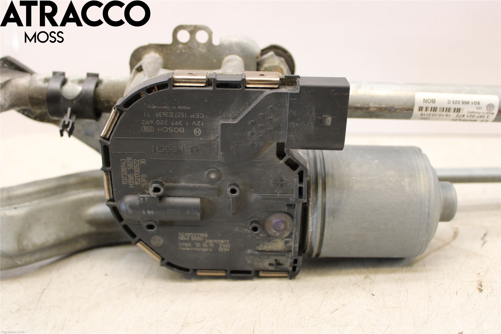 Volkswagen VW GOLF / E-GOLF VII 13-20 Torkarmotor Vindruta