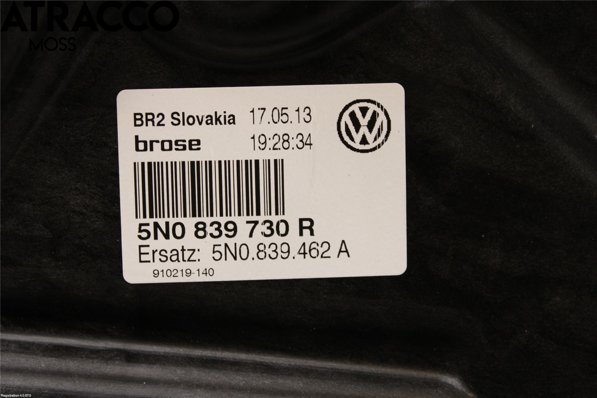 Volkswagen VW TIGUAN 07-16 Fönsterhiss El Kompl