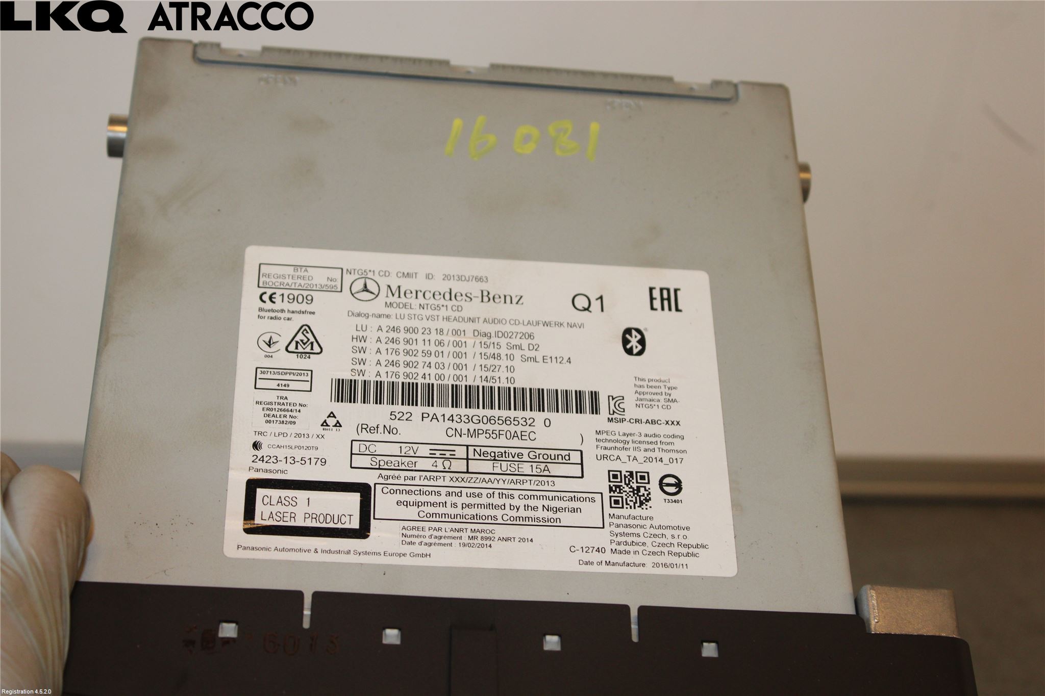 Mercedes-Benz MB GLA-KLASS (X156) 13-20 Cd Radio - Multimediapanel