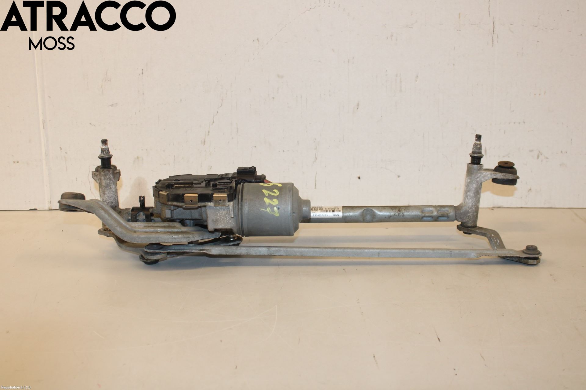 Volkswagen VW GOLF / E-GOLF VII 13-20 Torkarmotor Vindruta