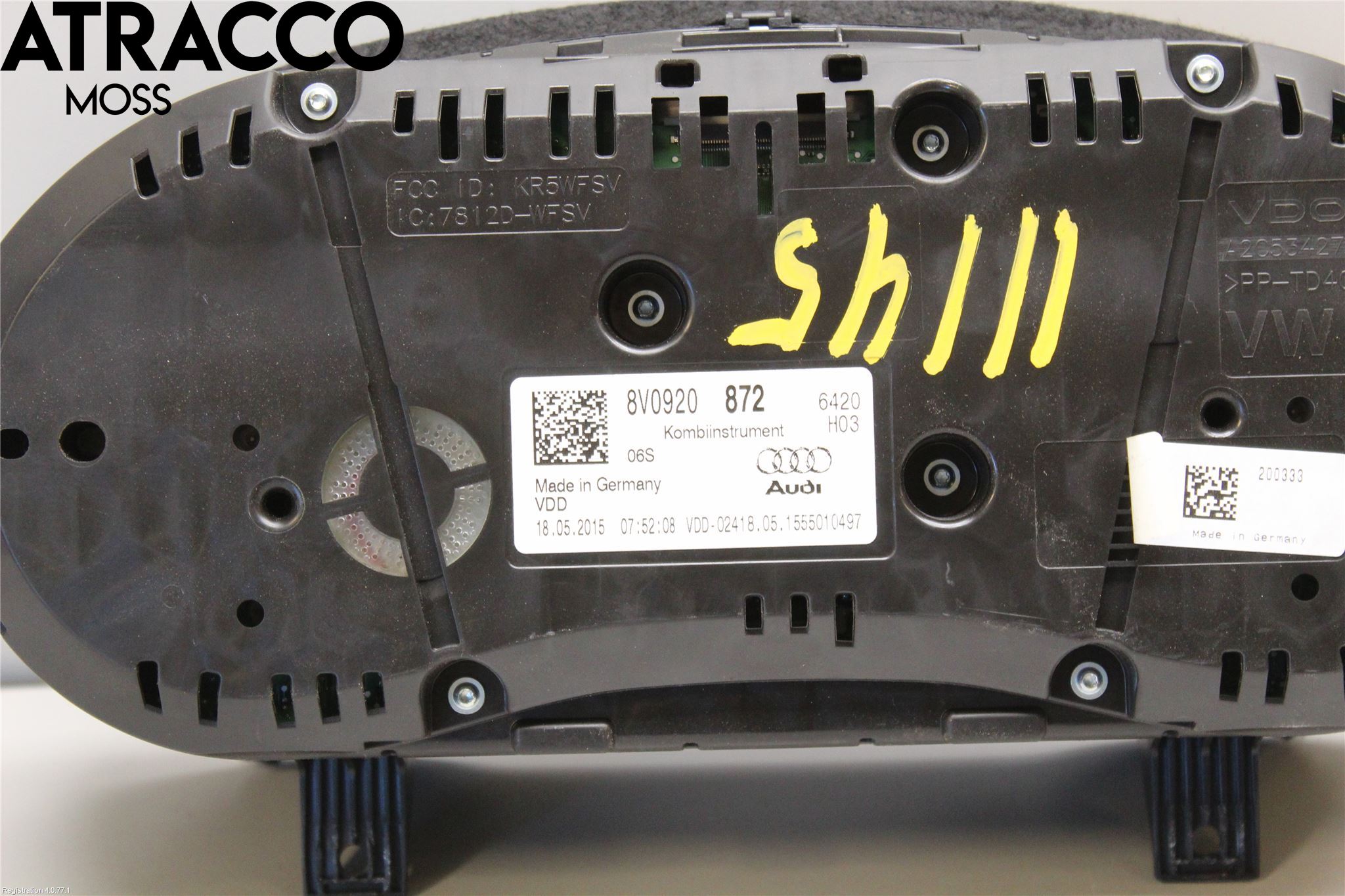 Audi A3/S3 8V 13-20 Instrument Komb