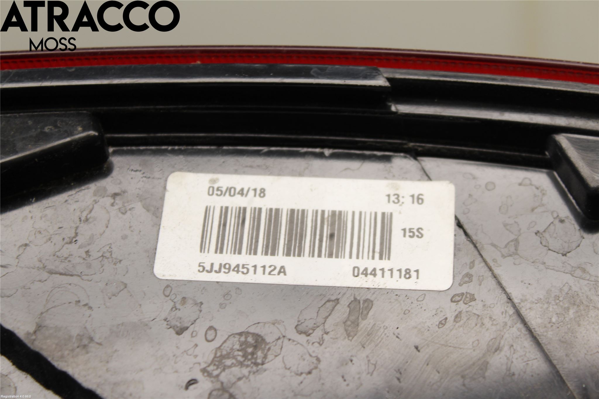 Skoda RAPID Bakljus Höger