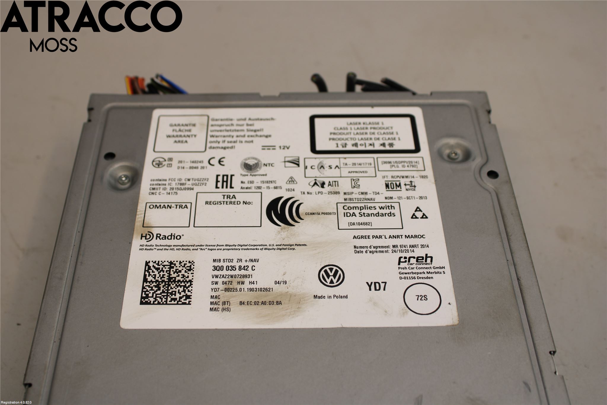 Volkswagen VW POLO VI 18->> Radio