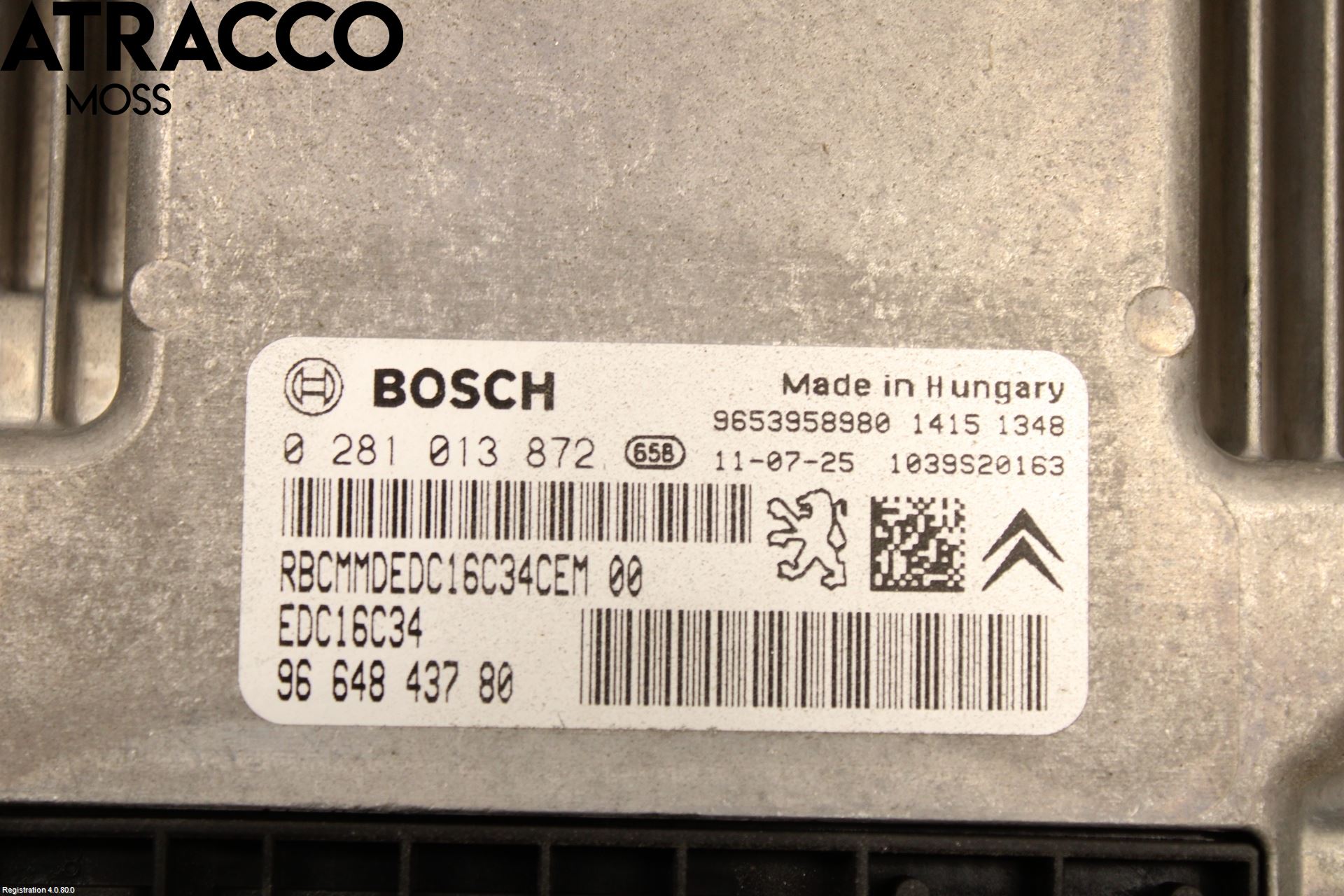 Peugeot PARTNER 08-15 Styrenhet Insprut Bensin