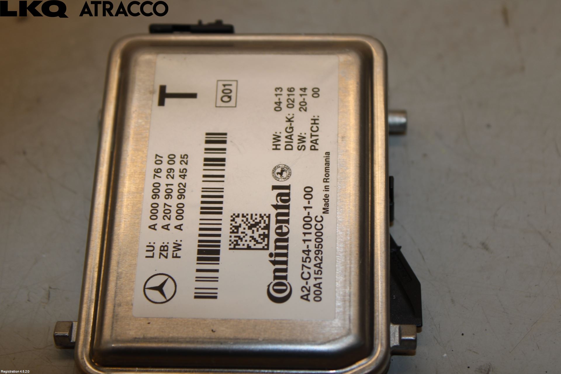 Mercedes-Benz MB E-KLASS (W212) 09-16 Sensor Aktivt Kollisionsskydd