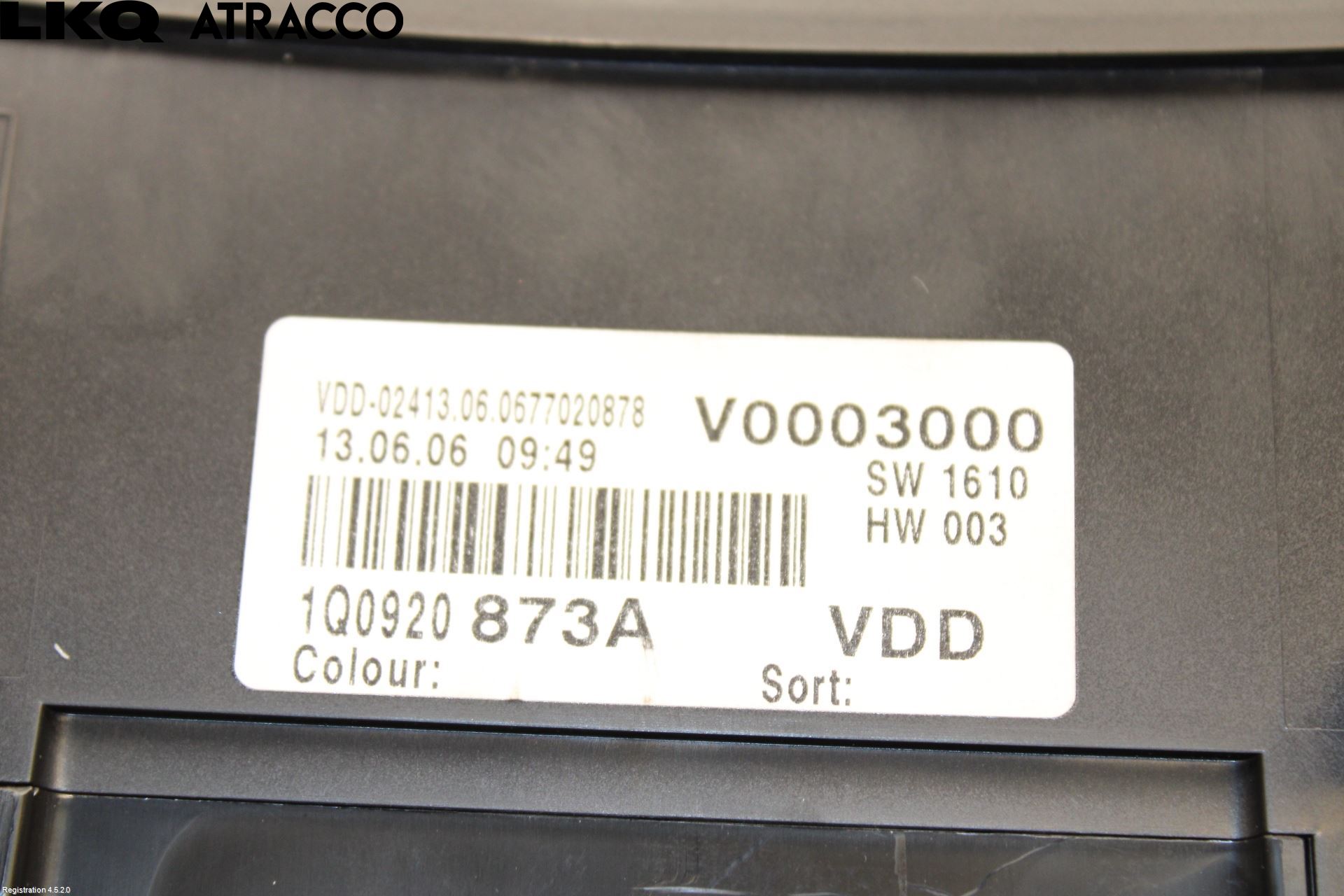Volkswagen VW EOS  06-10 Instrument Komb