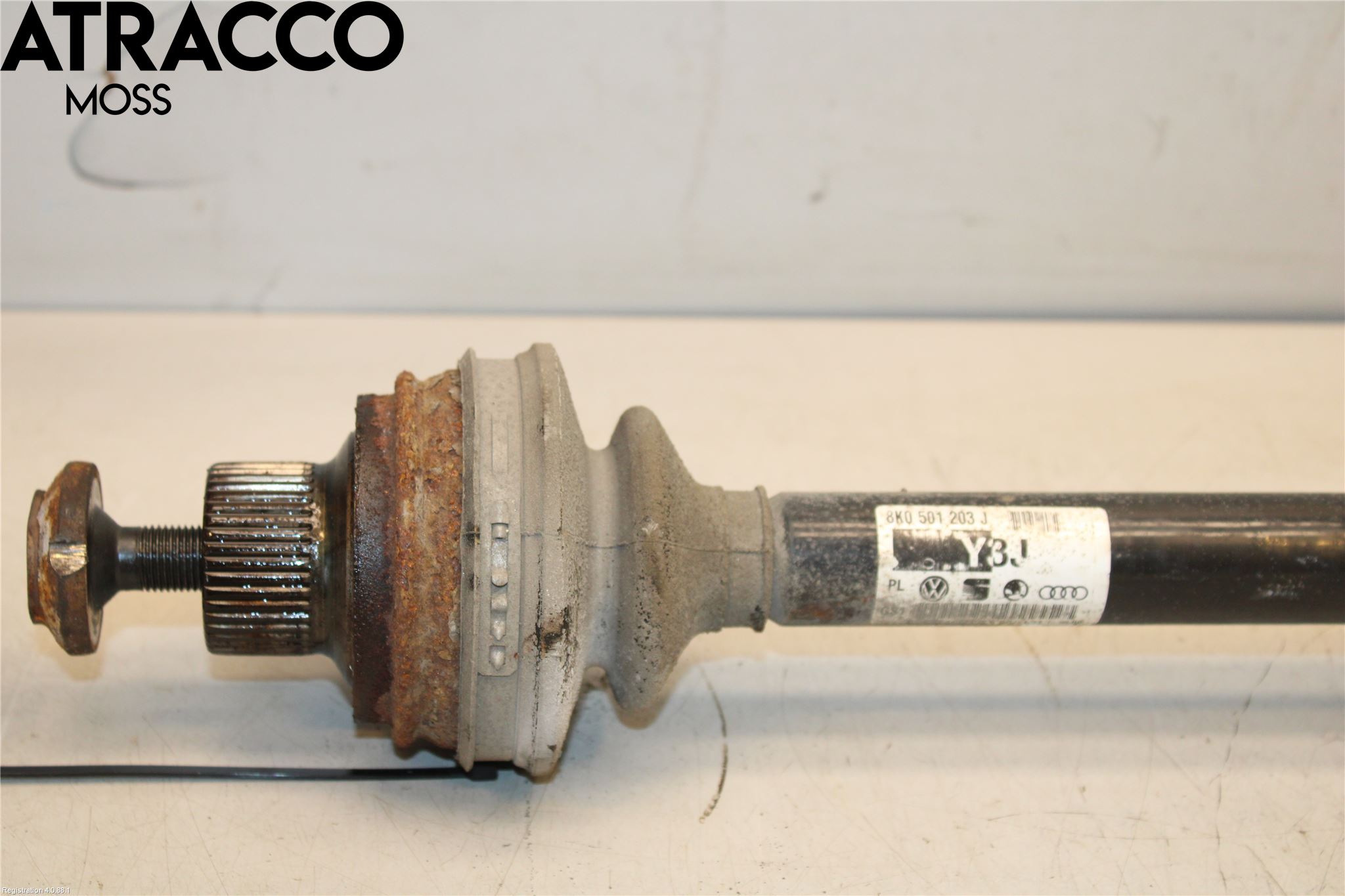 Audi A4/S4 08-11 Drivaxel Bak Vänster