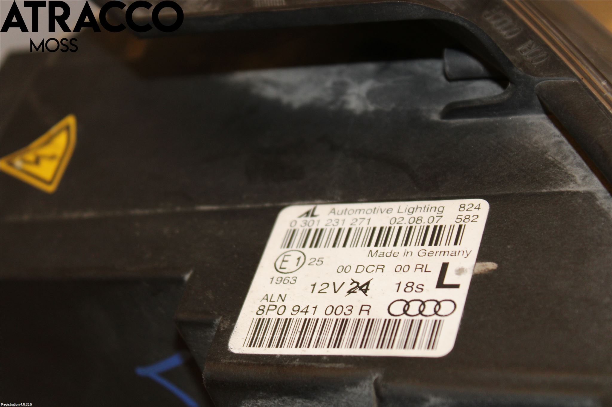 Audi A3/S3 05-13 Strålkastare Vänster