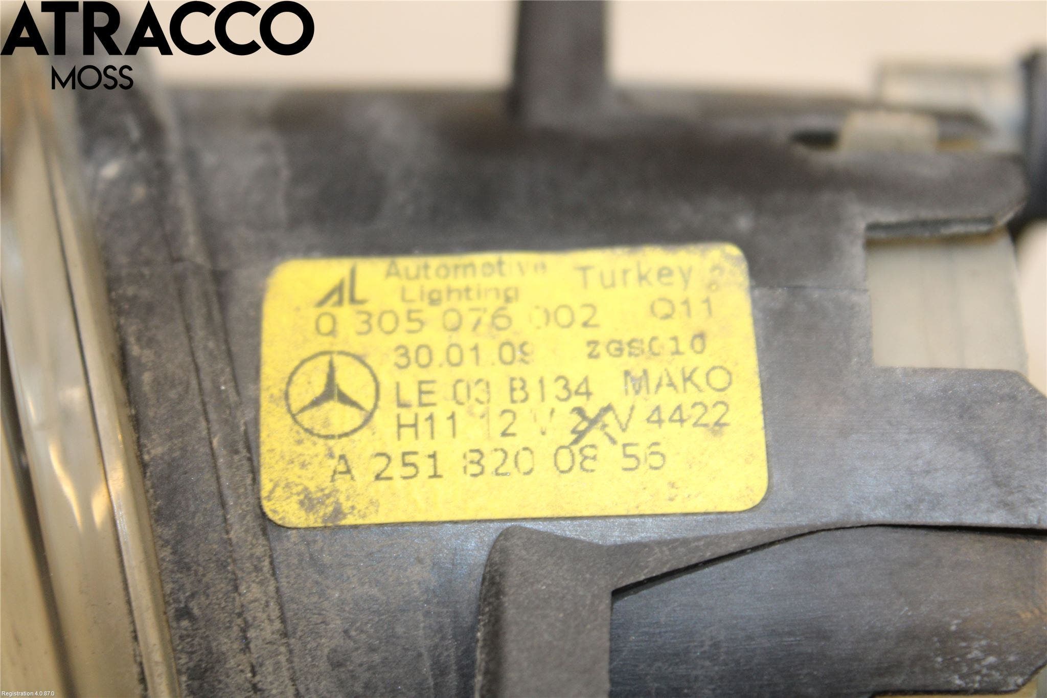 Mercedes-Benz MB B-KLASS (W245) 05-12 Dimljus-Varselljus Fram