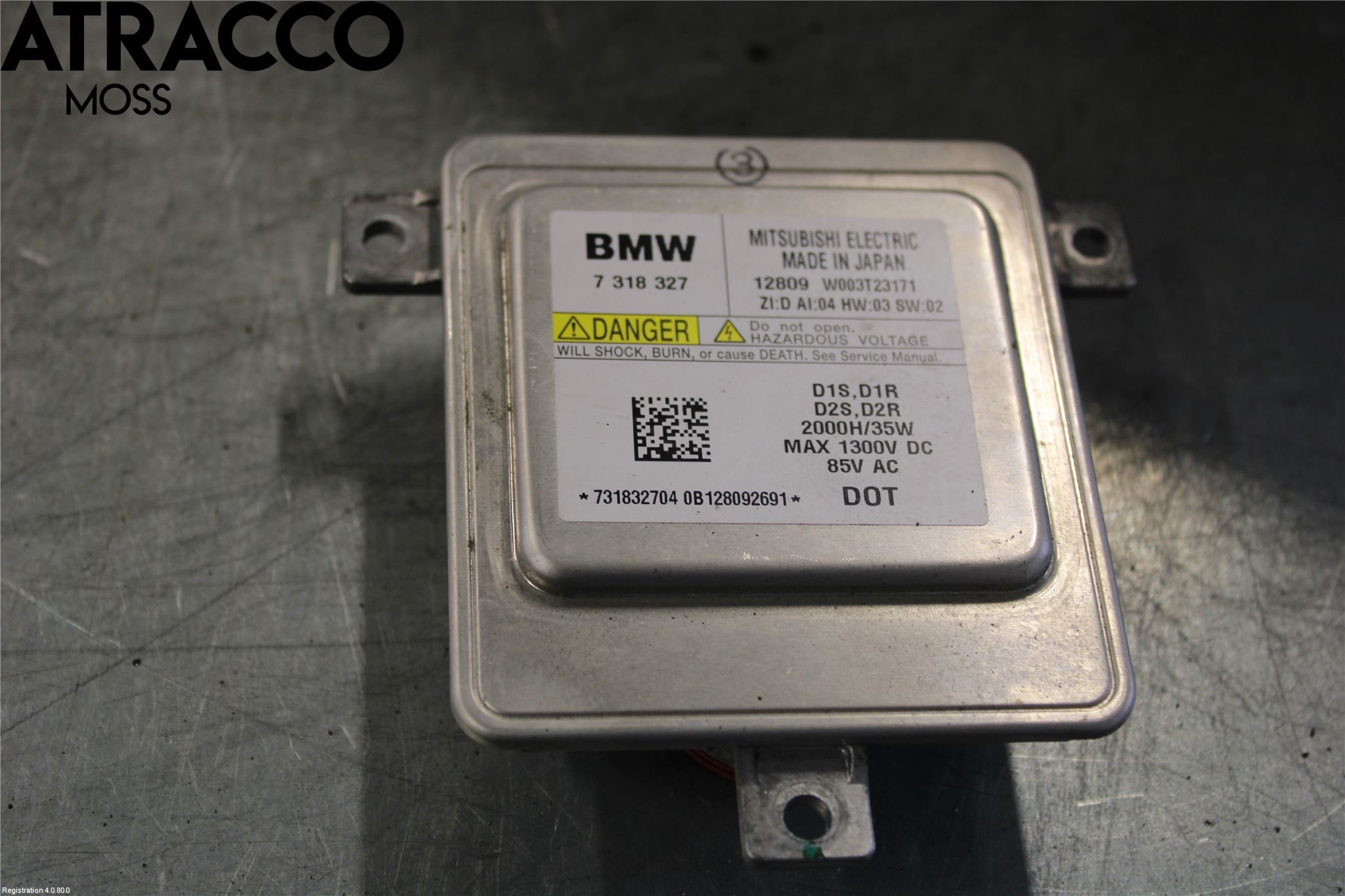 BMW 5 F10/F11/F18 09-17 Styrenhet Strålkastare