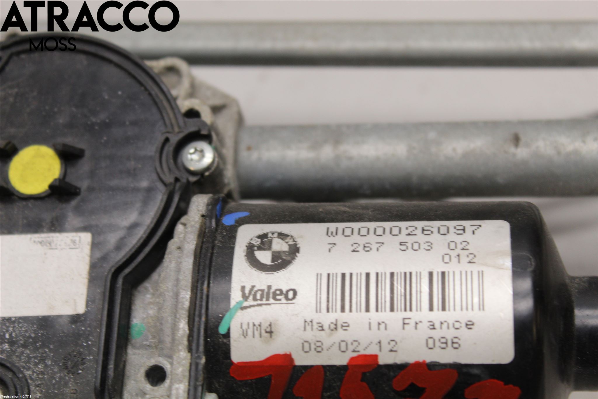 BMW 1 F20/F21 11-19 Torkarmotor Vindruta