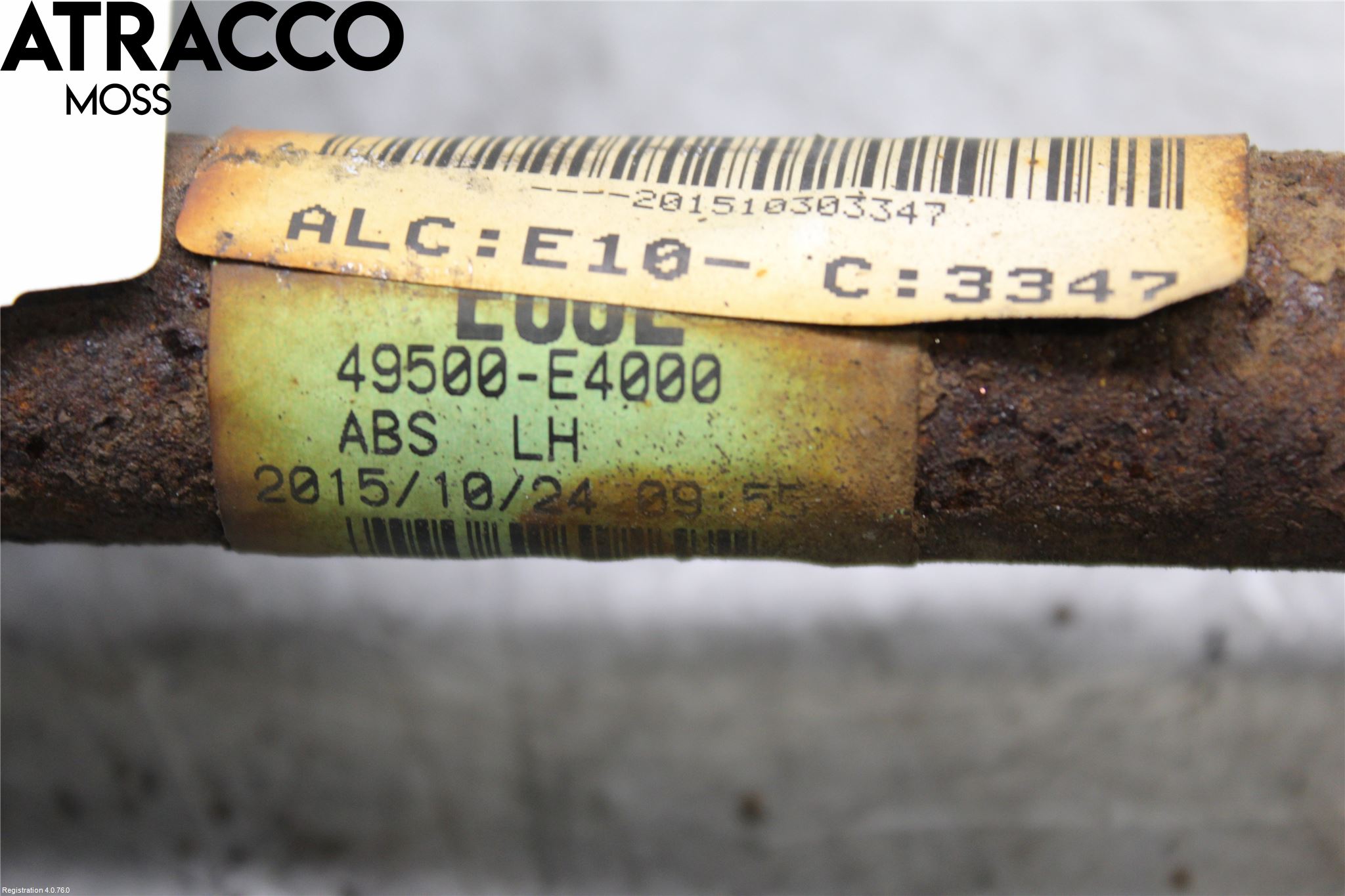 Kia SOUL 09- Drivaxel Fram Vänster