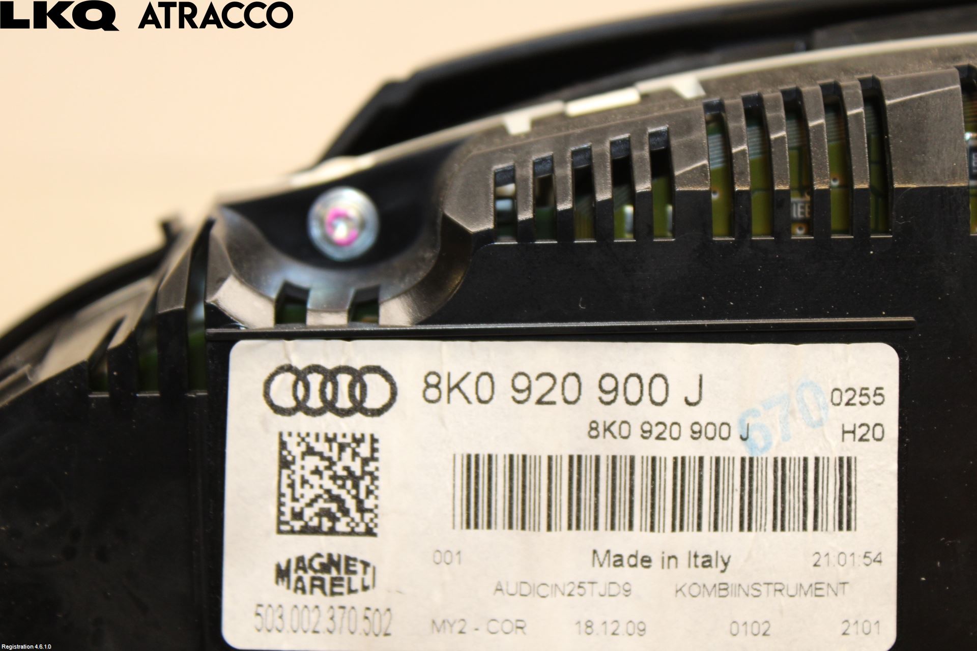 Audi A4/S4 08-11 Instrument Komb