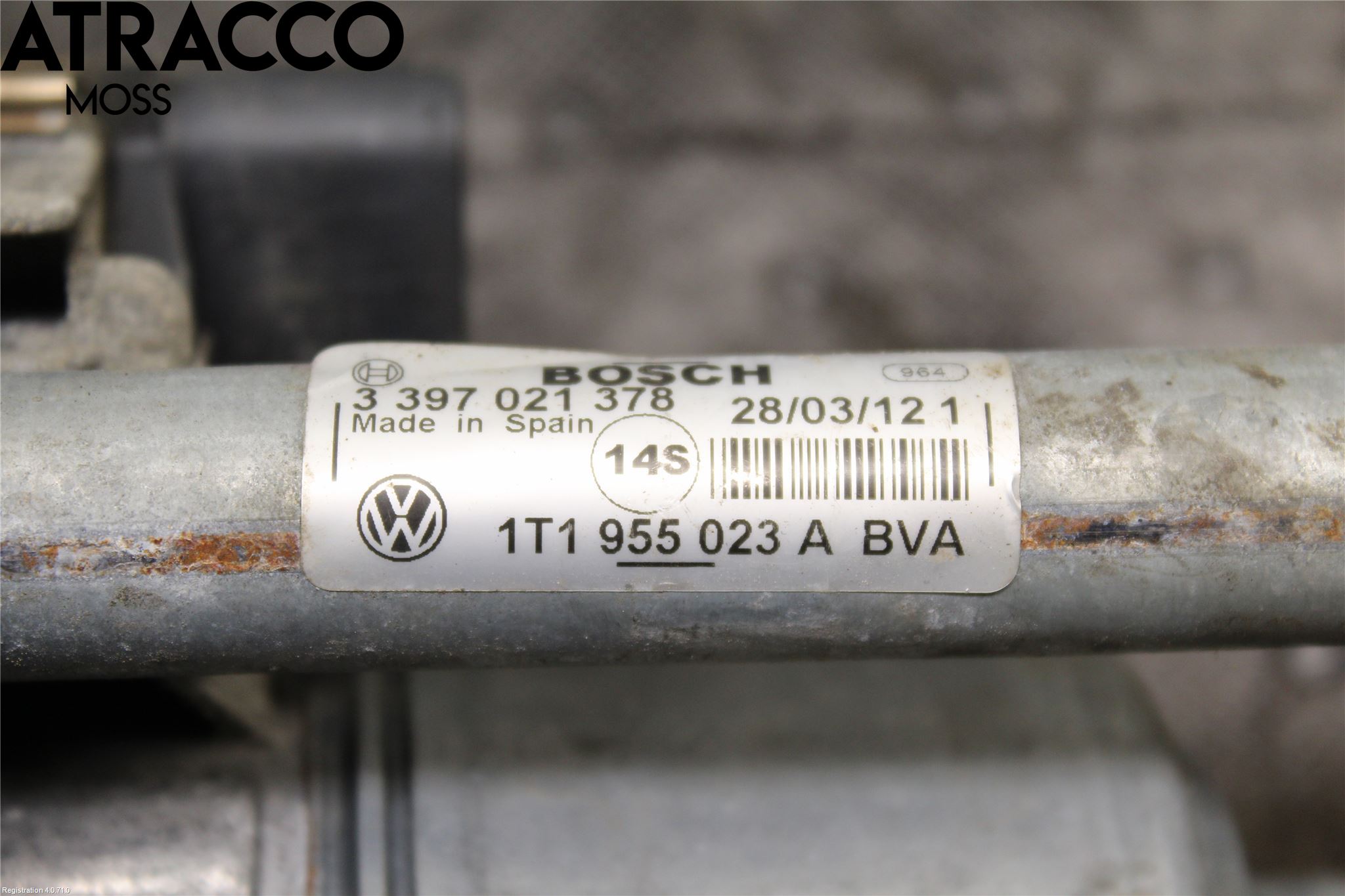 Volkswagen VW CADDY 11-15 Torkarmotor Vindruta