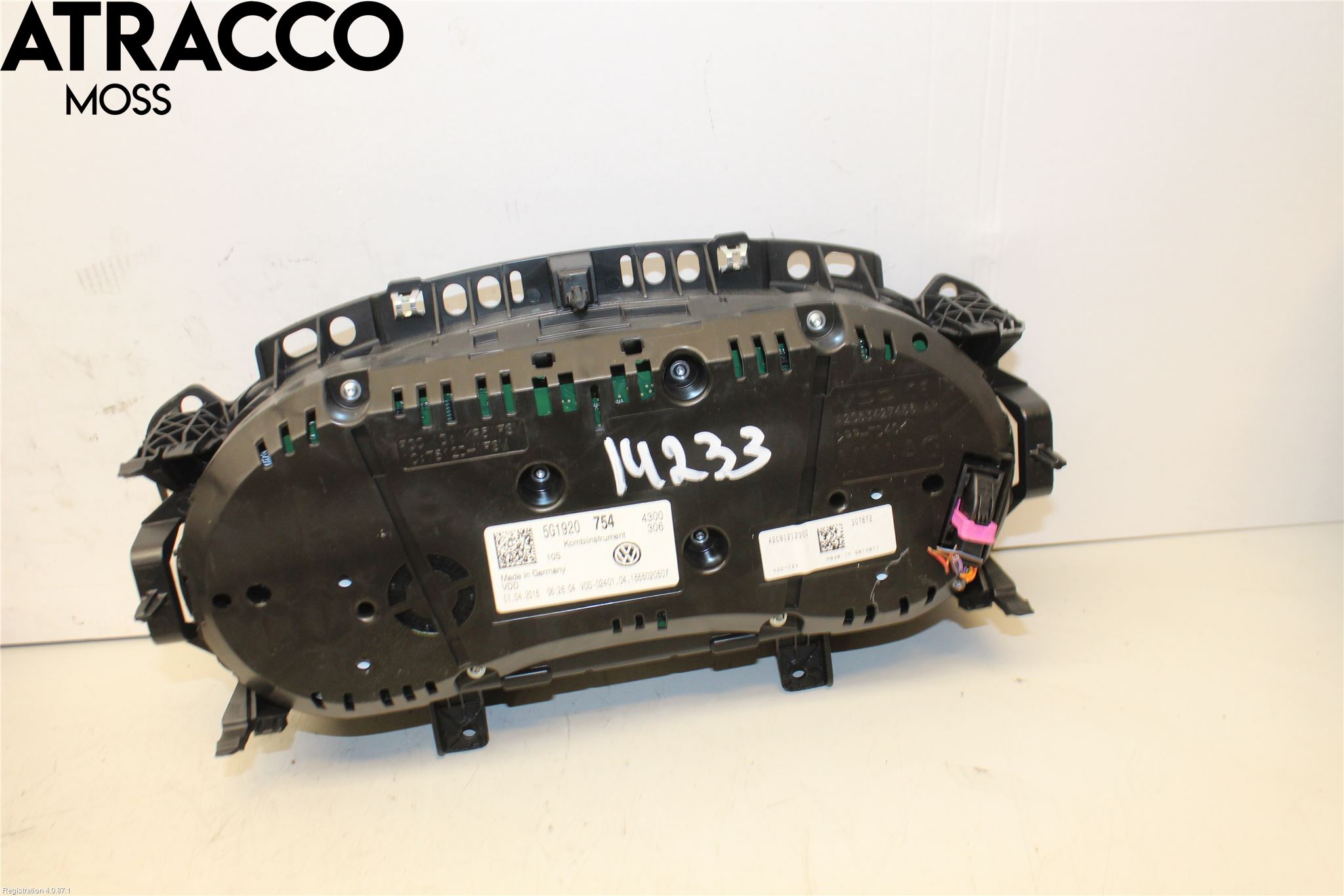 Volkswagen VW GOLF / E-GOLF VII 13-20 Instrument Komb