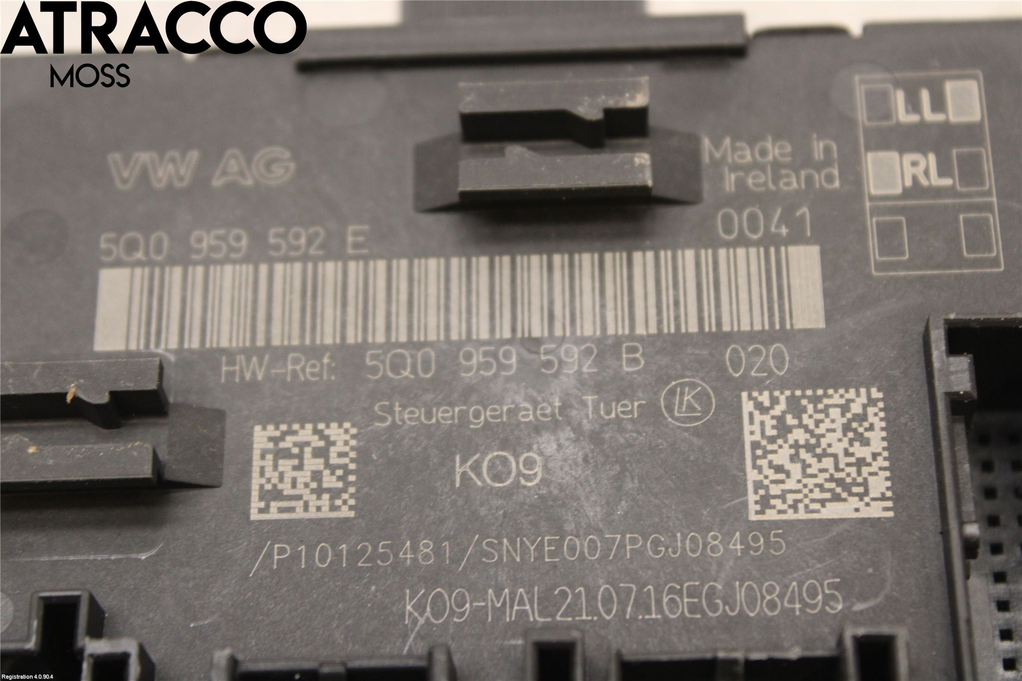 Audi A3/S3 8V 13-20 Styrenhet Dörr
