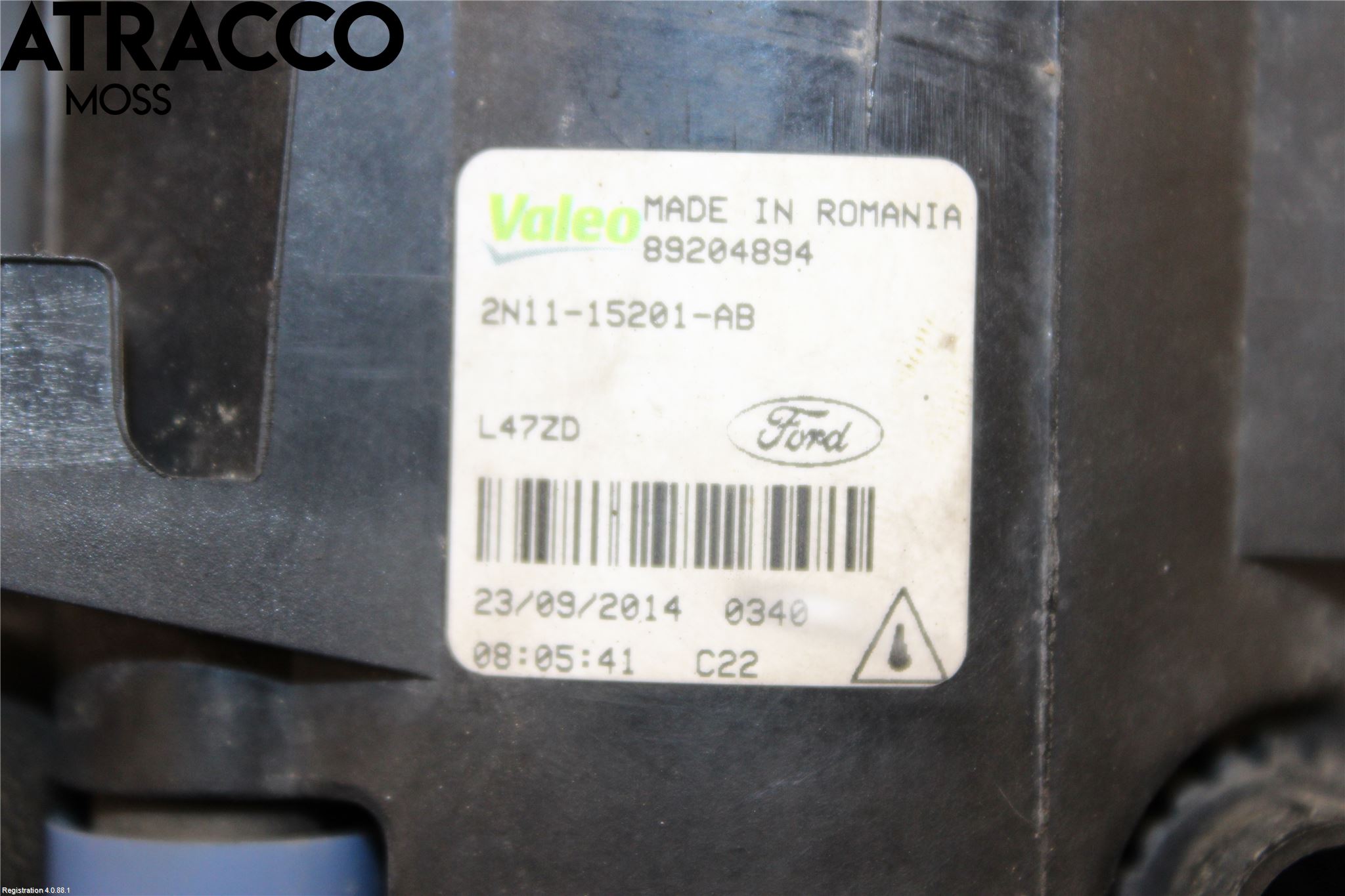 Ford FIESTA 13-17 Dimljus-Varselljus Fram
