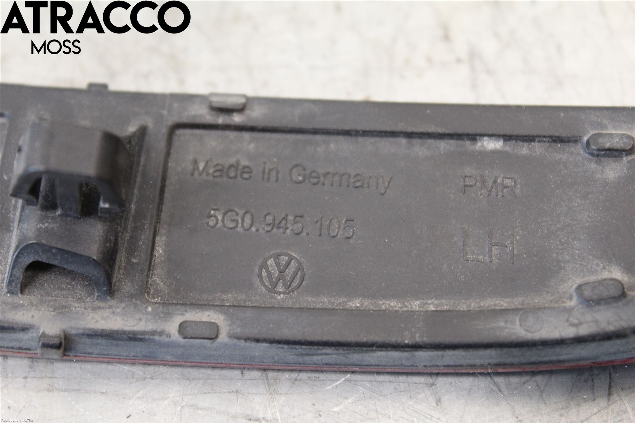 Volkswagen VW GOLF / E-GOLF VII 13-20 Dimljus/Reflex Bak