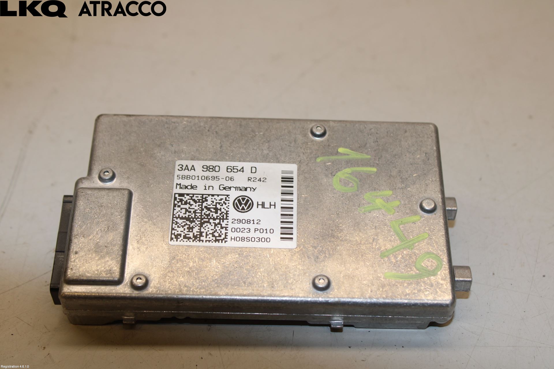 Volkswagen VW PASSAT 11-14 Sensor Aktivt Kollisionsskydd