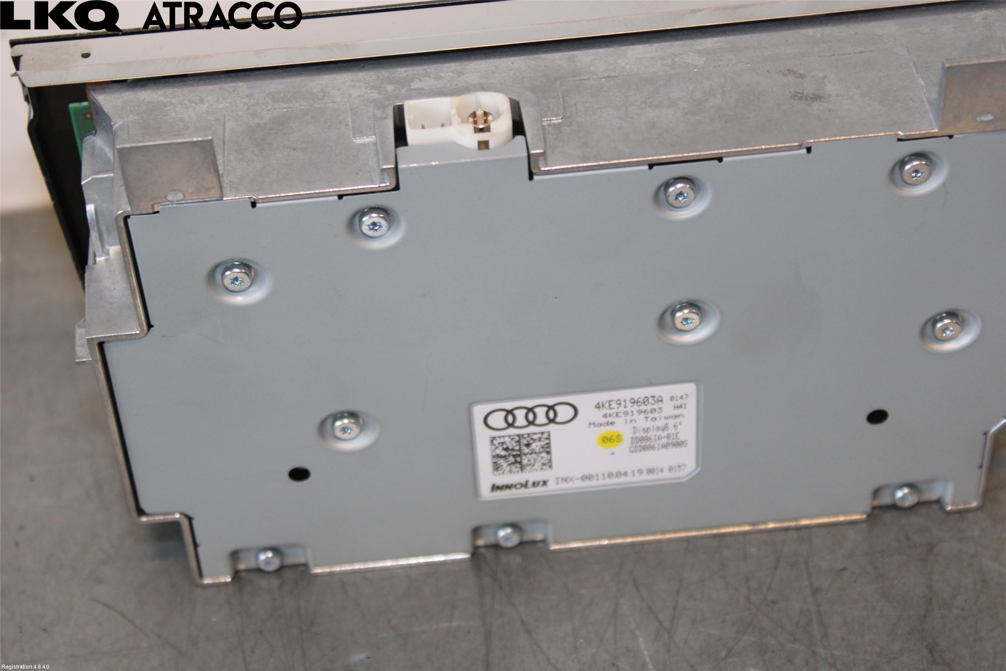 Audi E-TRON, S GE 19- Multifunktionsdisplay