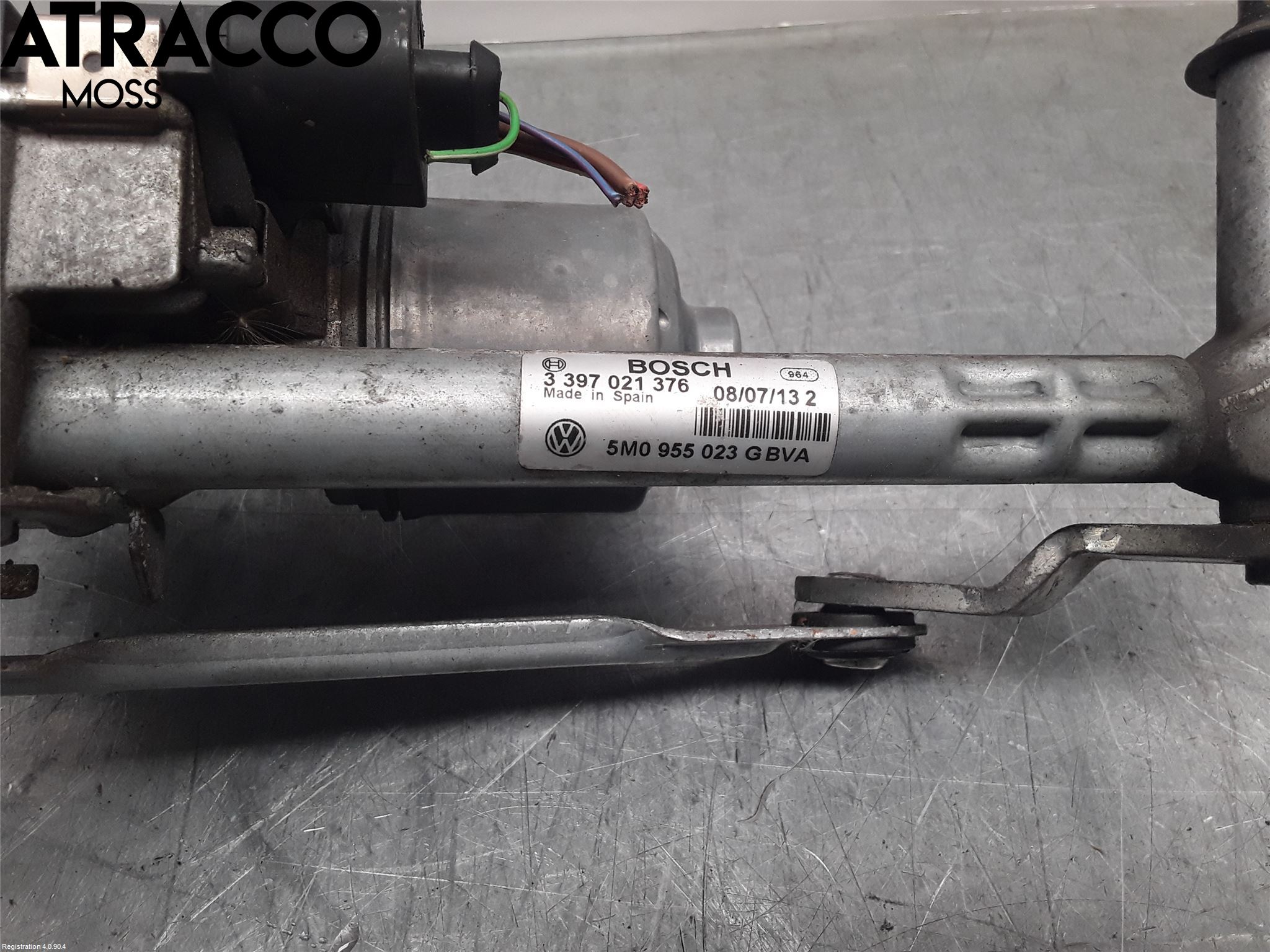 Volkswagen VW GOLF PLUS/CROSS GOLF 04-14 Torkarmotor Vindruta