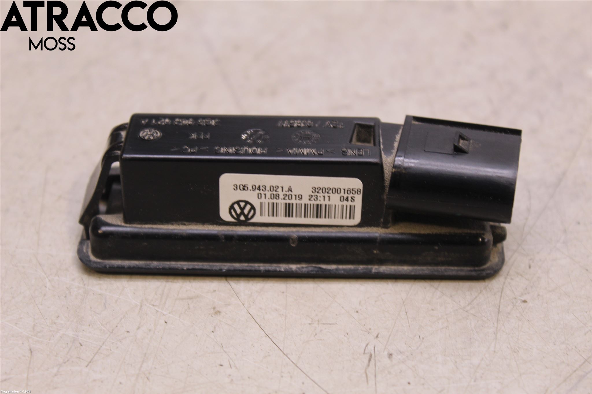 Volkswagen VW GOLF / E-GOLF VII 13-20 Skylt Belysning