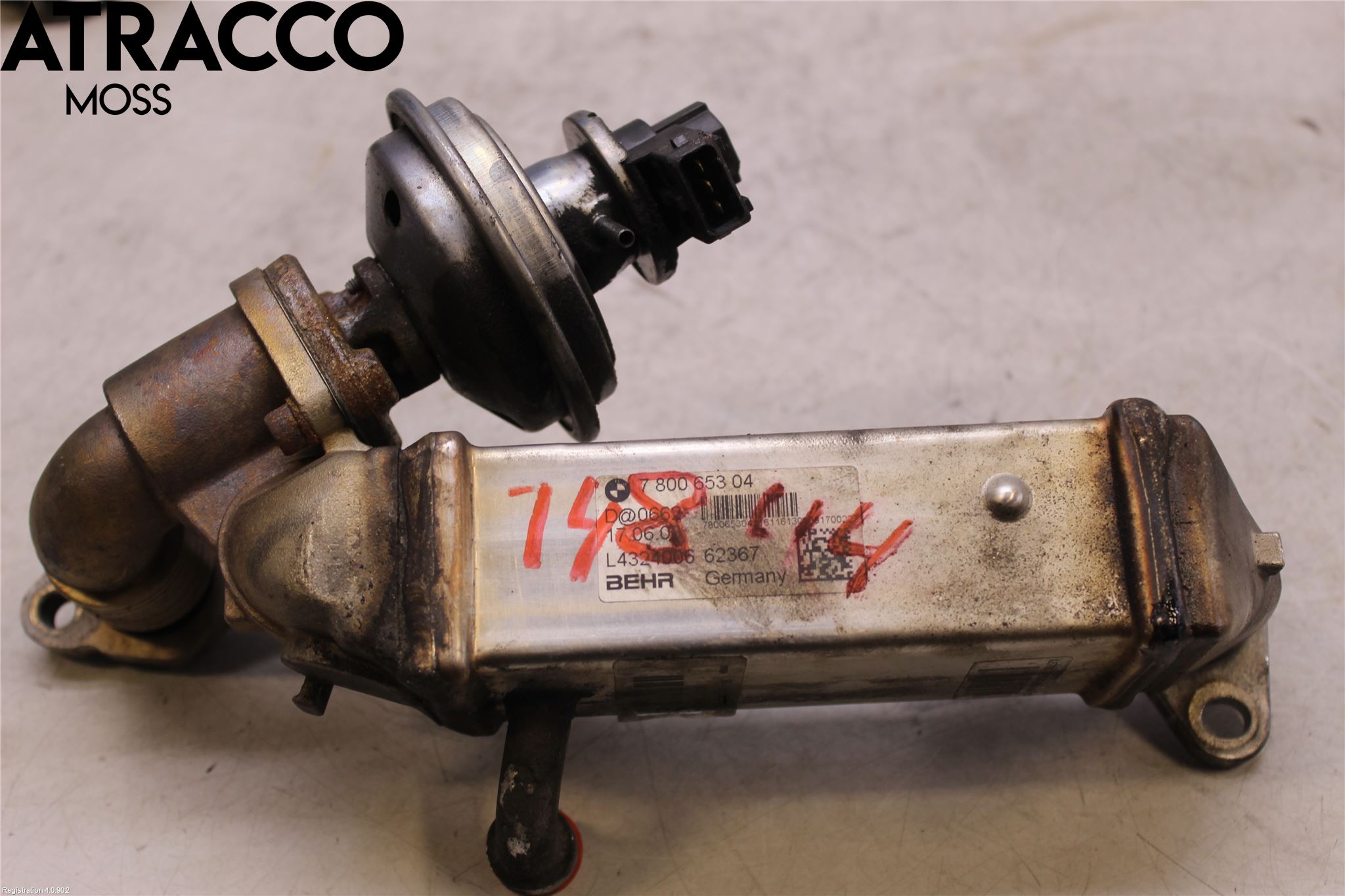 BMW 5 E60/61 Sed/Tou 02-10 Avgaskylare