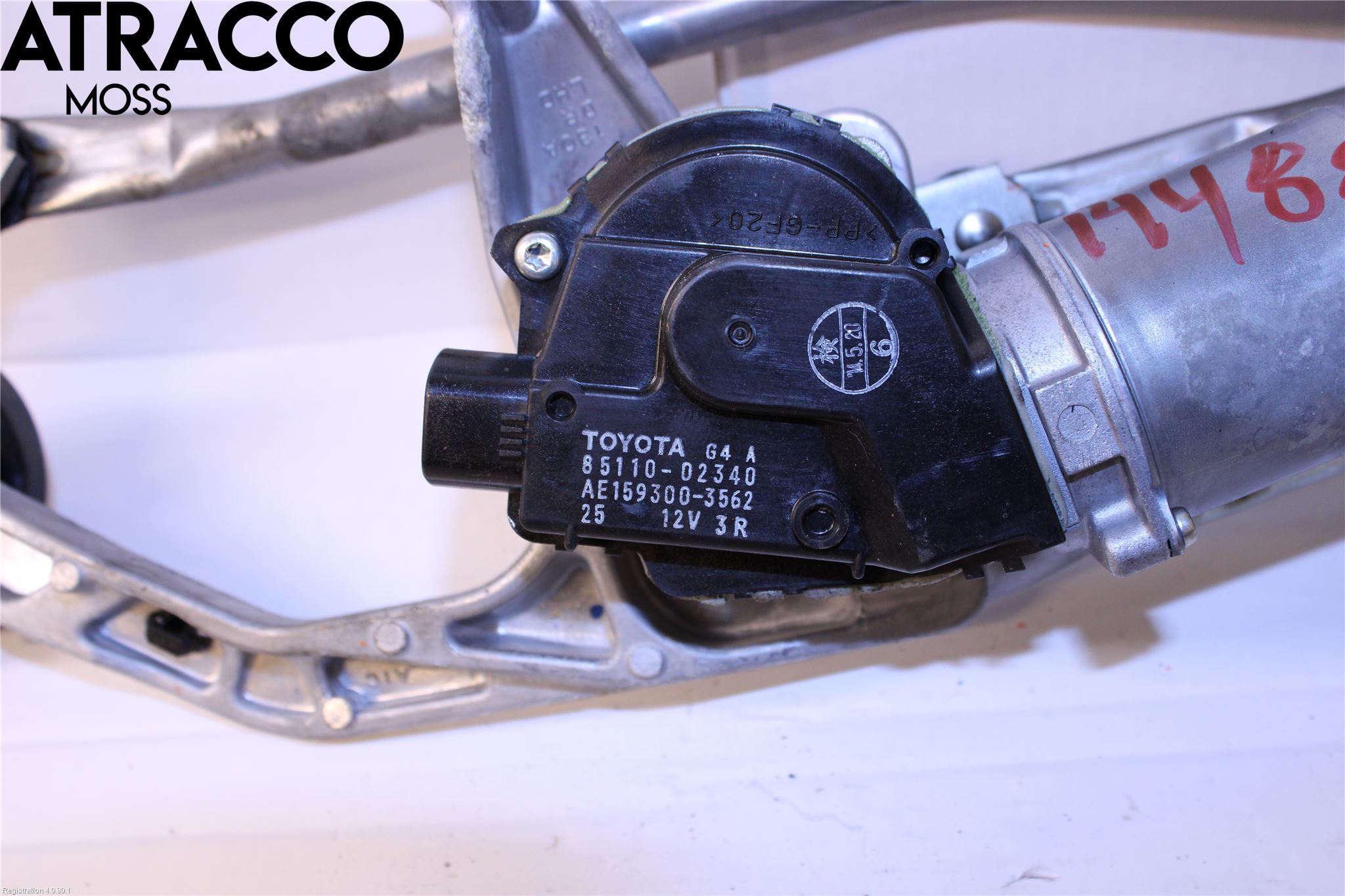 Toyota AURIS 13-19 Torkarmotor Vindruta