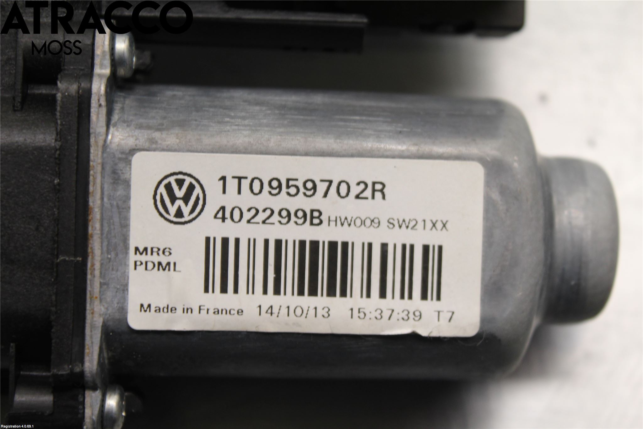 Volkswagen VW TOURAN 10-15 Fönsterhissmotor