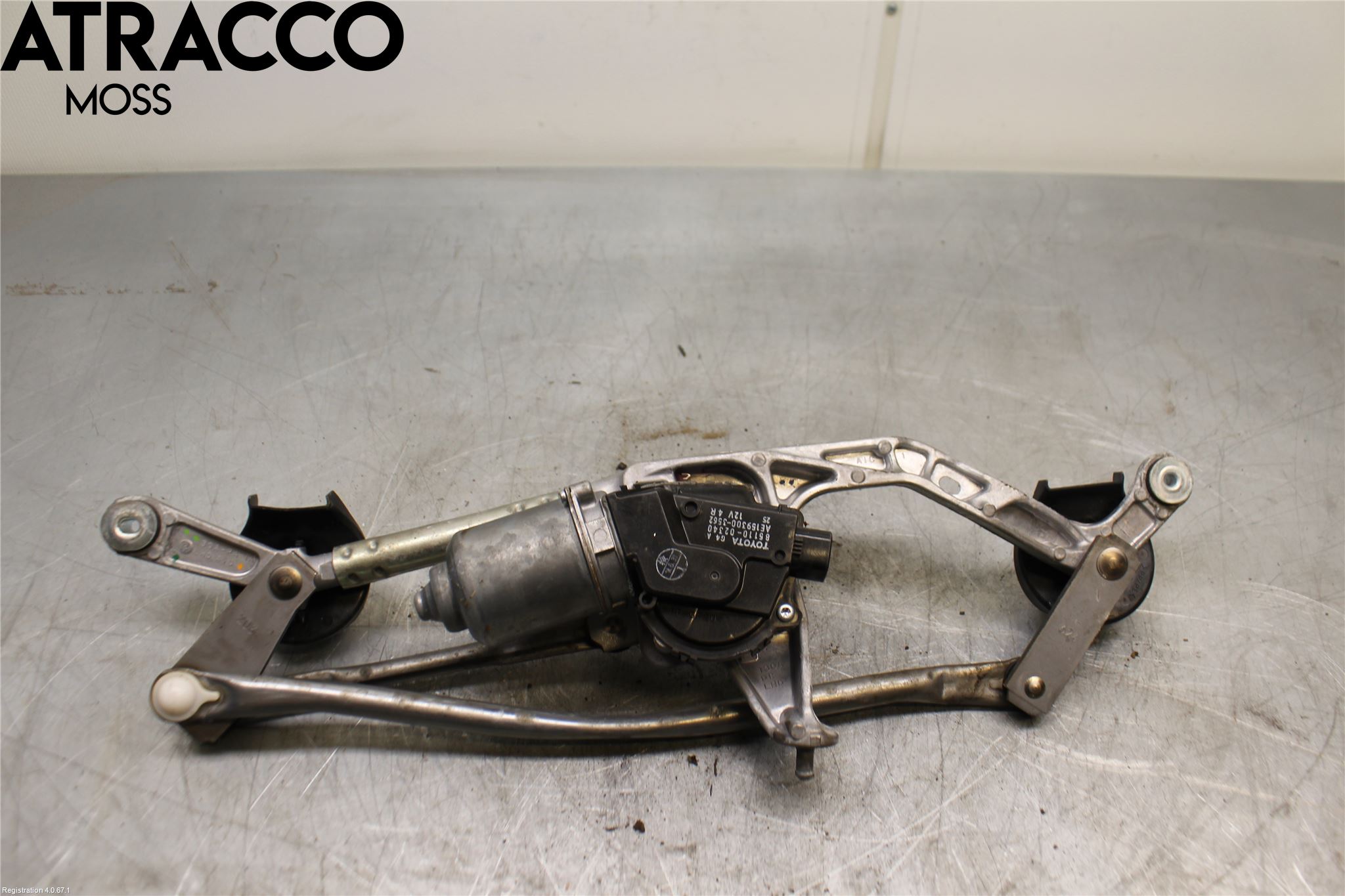 Toyota AURIS 13-19 Torkarmotor Vindruta