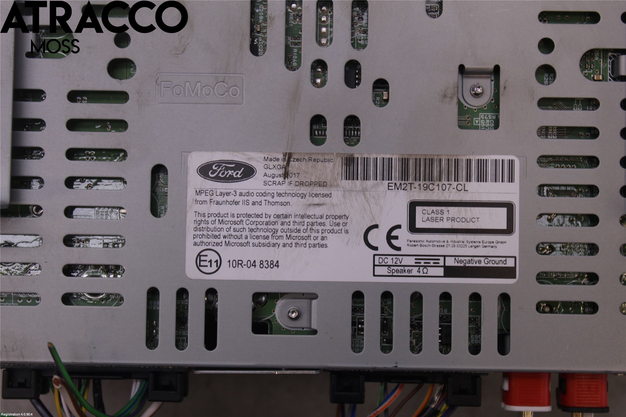 Ford S-MAX 15- Cd Radio - Multimediapanel