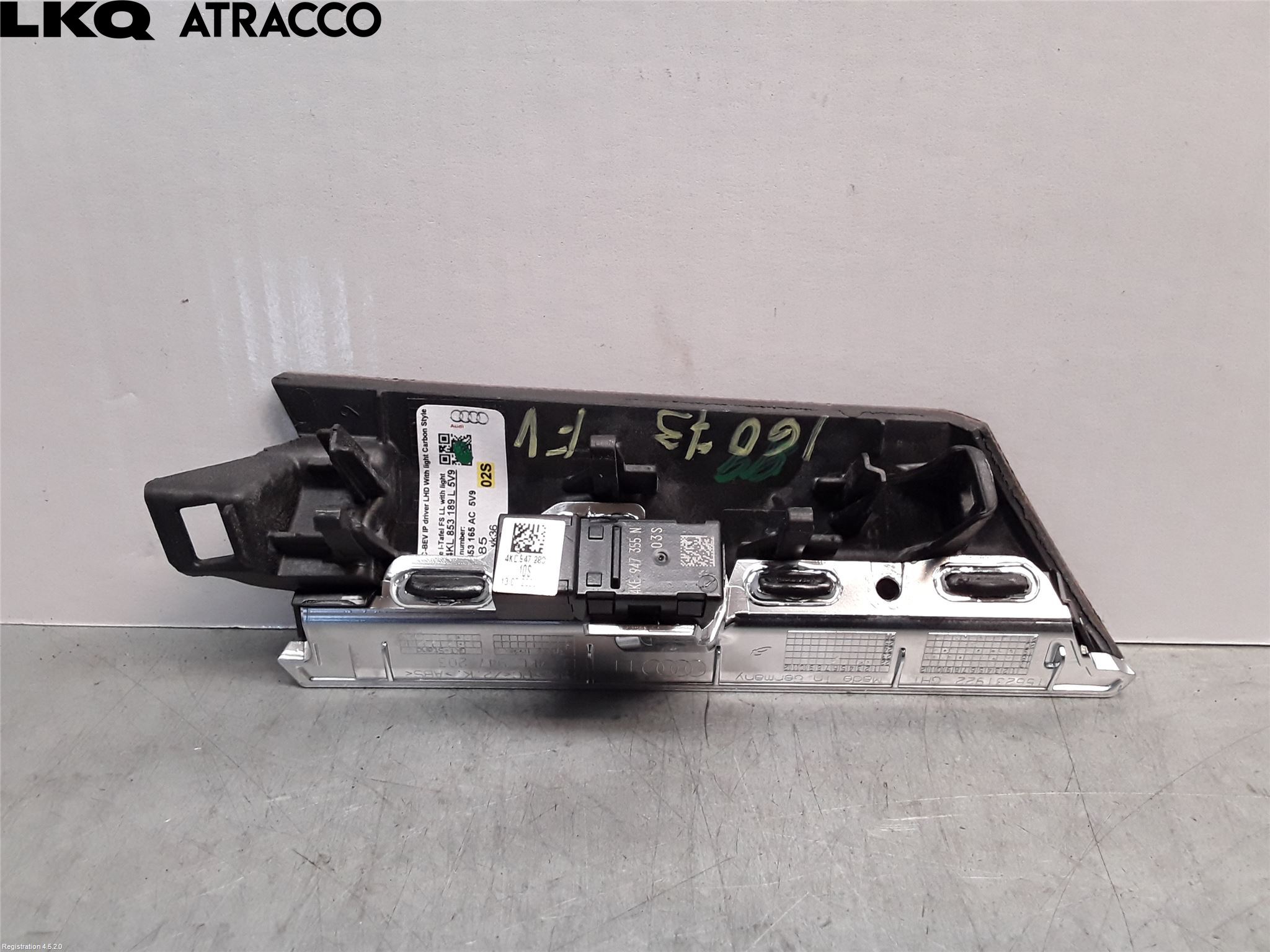 Audi E-TRON, S GE 19- Instrumentbräda Inlägg-Dekorlist