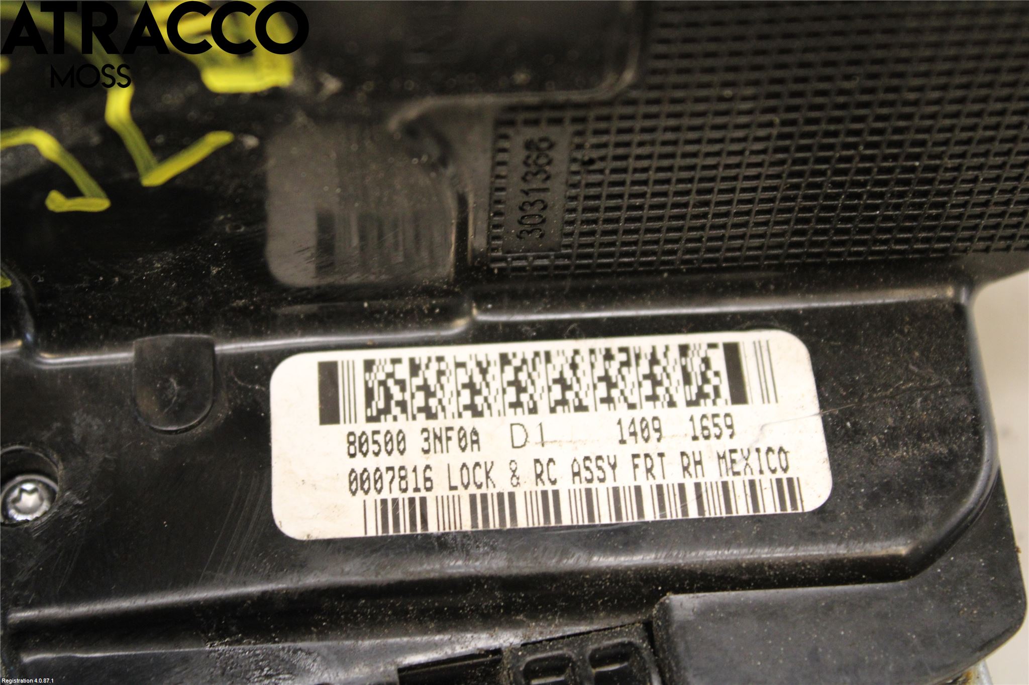 Nissan LEAF 11-17 Låskista-Dörrlås