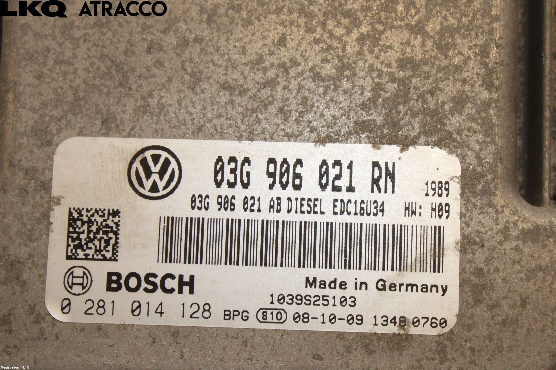 Volkswagen VW TOURAN 03-10 Styrenhet Insprut Bensin