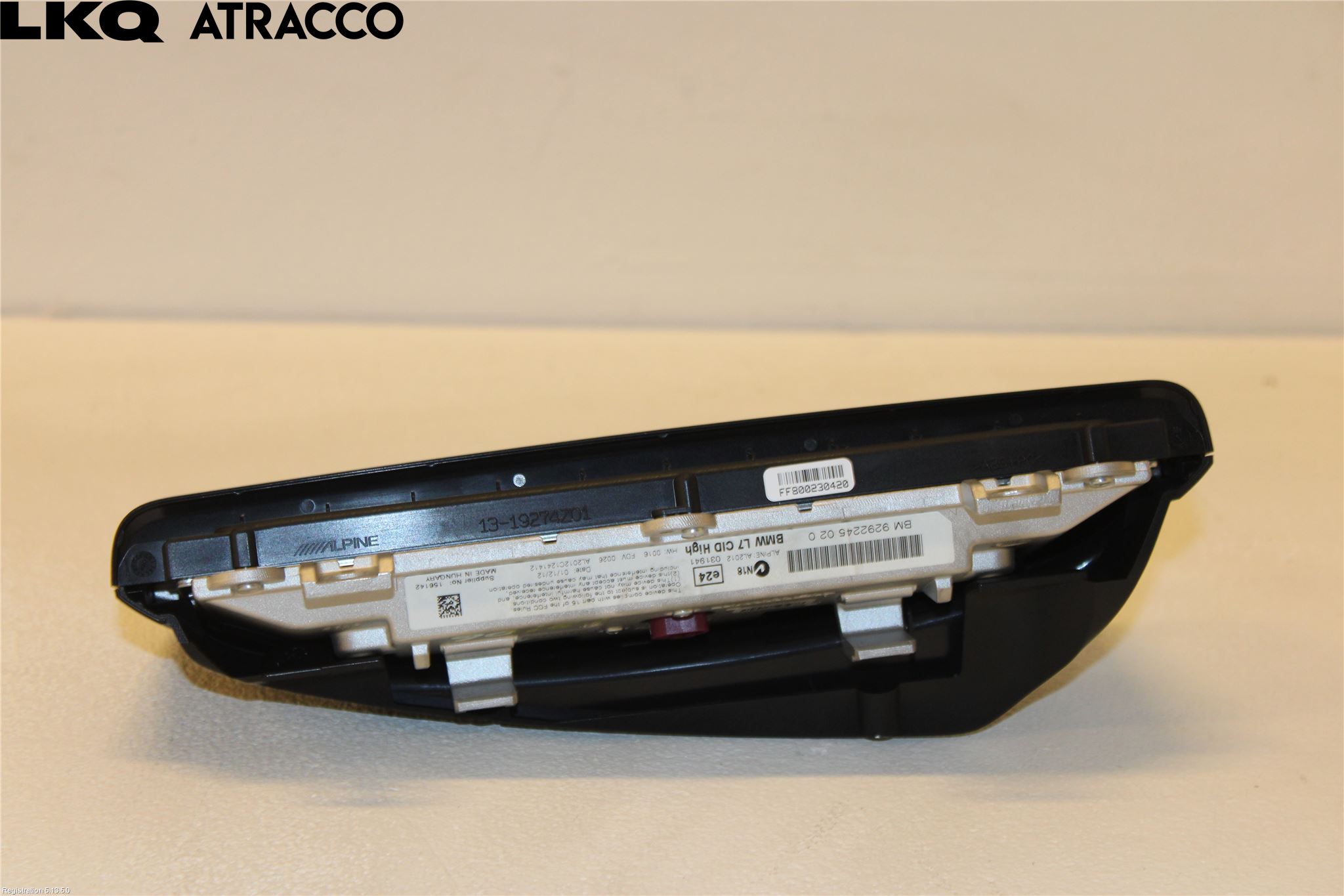 BMW 1 F20/F21 11-19 Multifunktionsdisplay